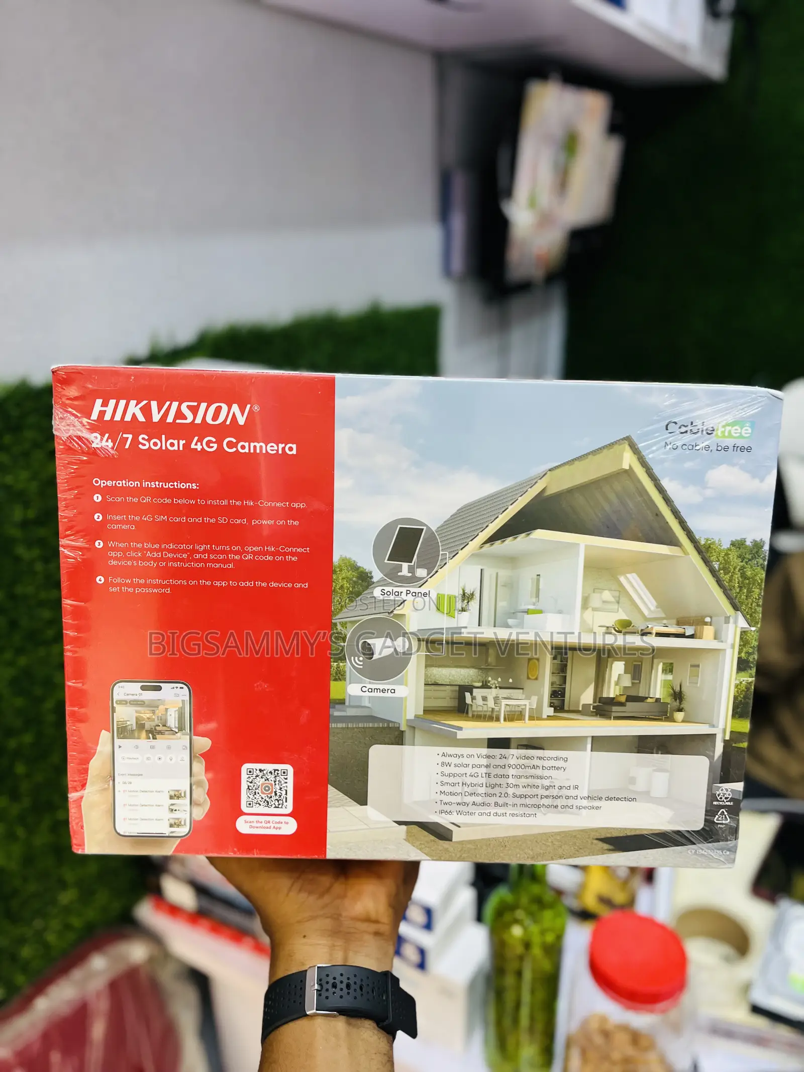 Hikvision S04 24/7 Solar 4g Outdoor Camera