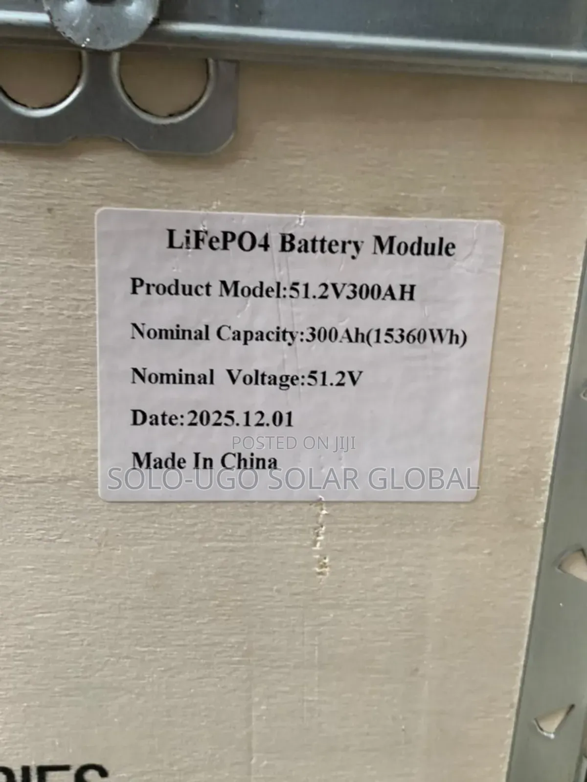 15khw SMS Lithium Ion Battery (300ah)