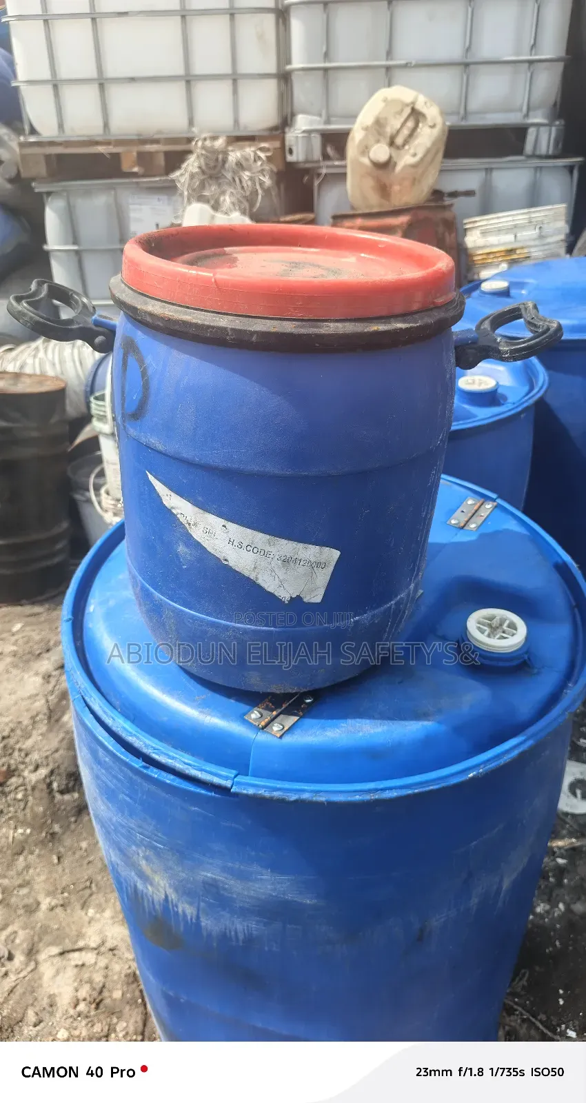25 Litres Original Quality Small Cover Drum/Flowers Put