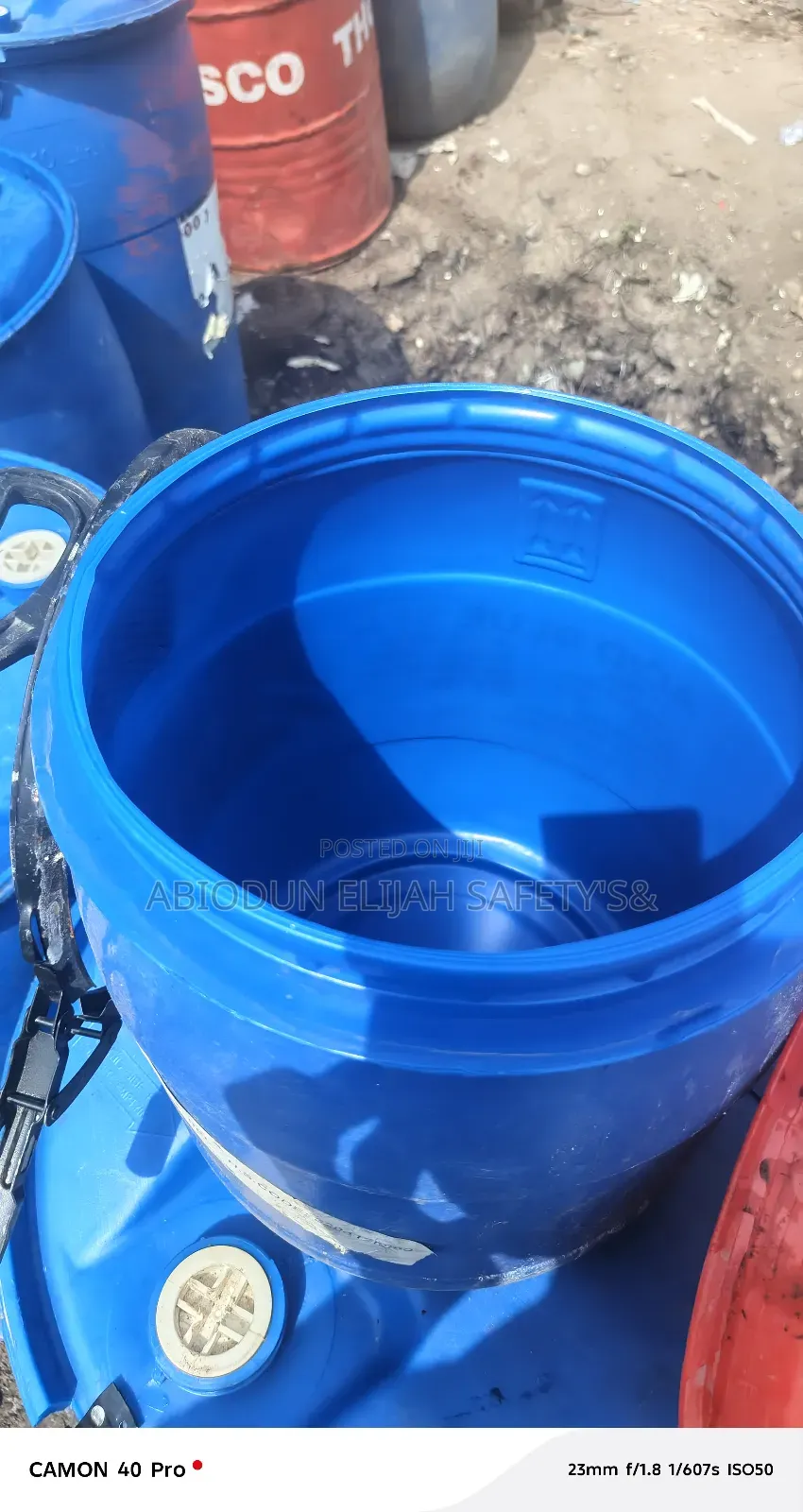 25 Litres Original Quality Small Cover Drum/Flowers Put