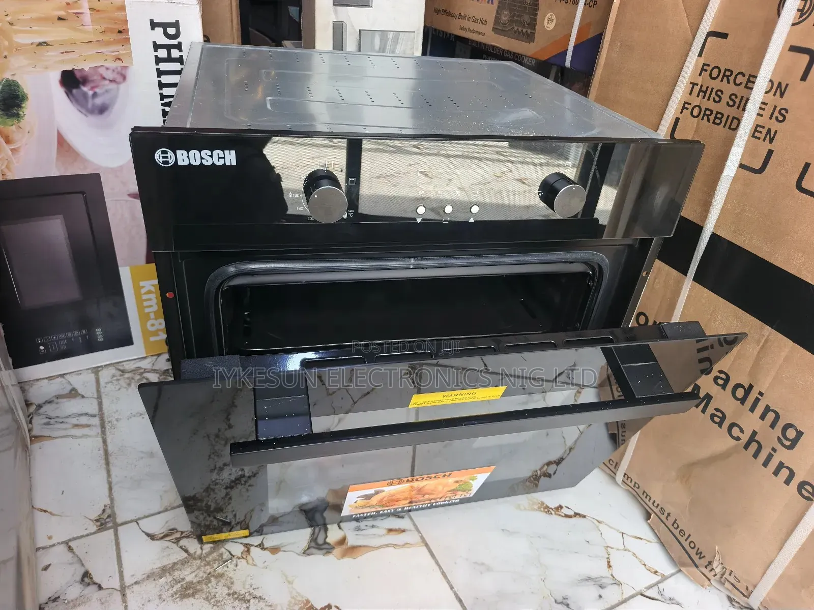 Original Bosch Built-in 75l Gas Electric Luxury Oven With Grill 60cm