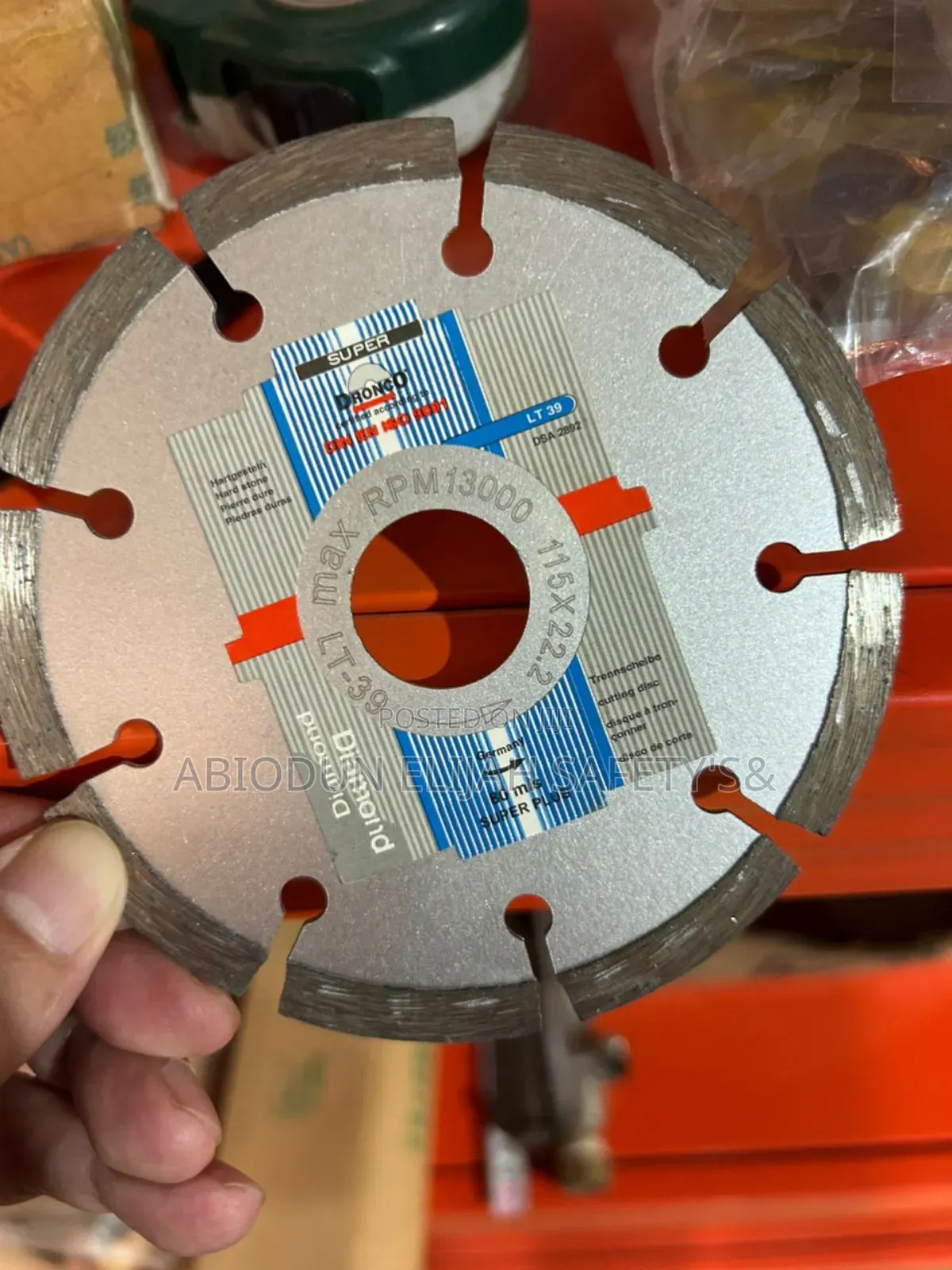 Original Quality Conceret Cutting Disc 9" Inches