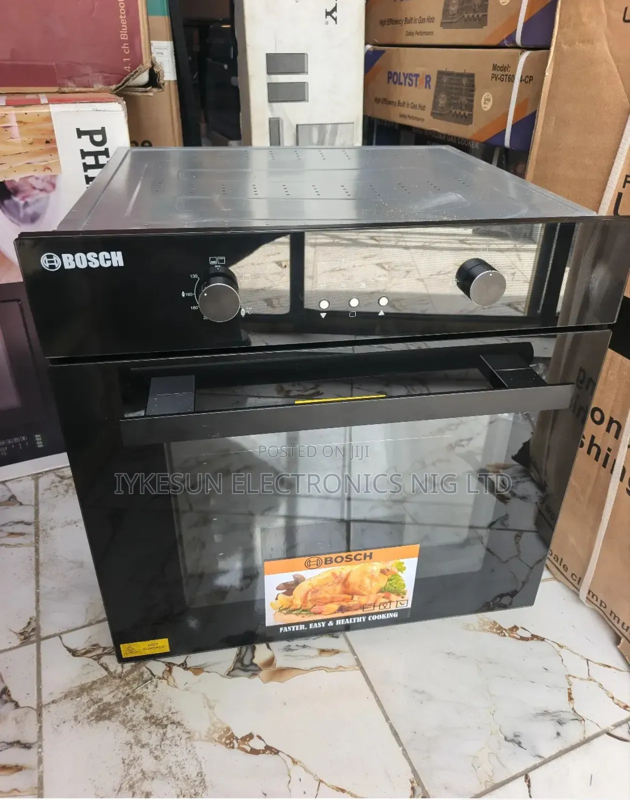 Original Bosch Built-in 75l Gas Electric Luxury Oven With Grill 60cm
