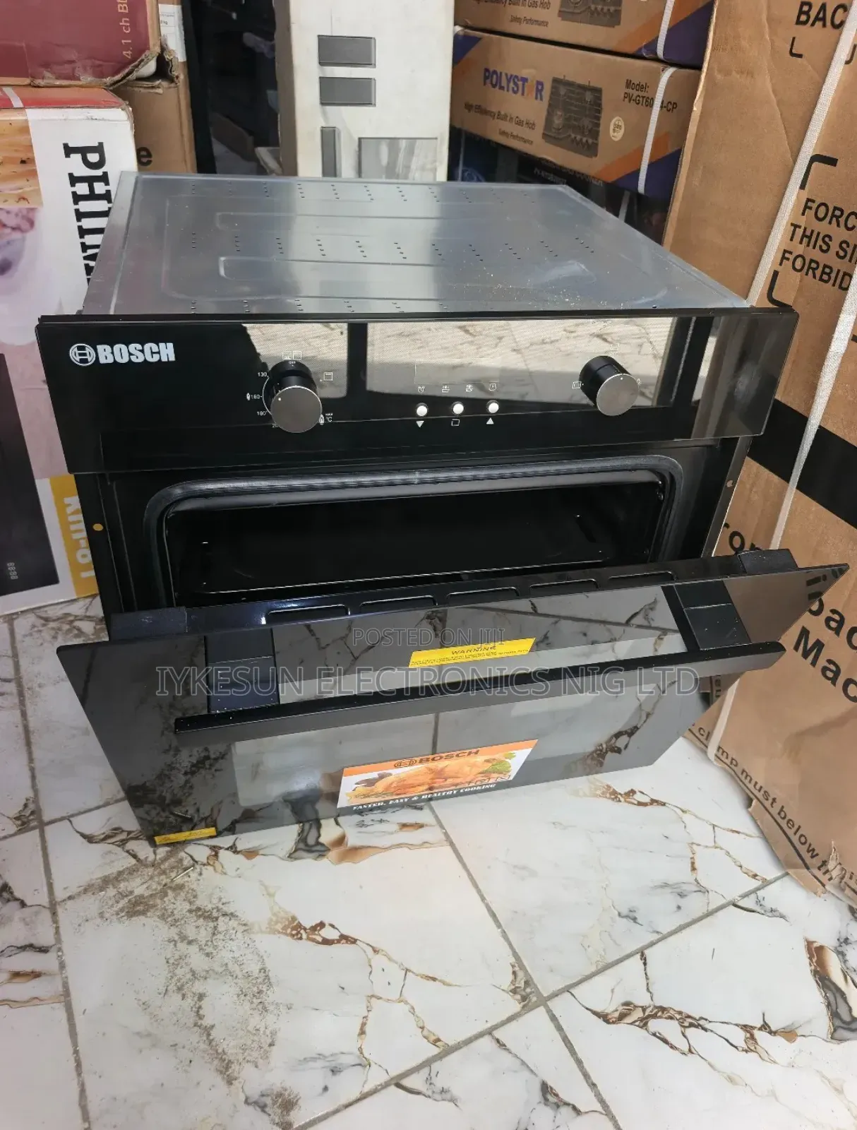 Original Quality Bosch Inbuilt Electric Gas Oven Low Voltage 75l
