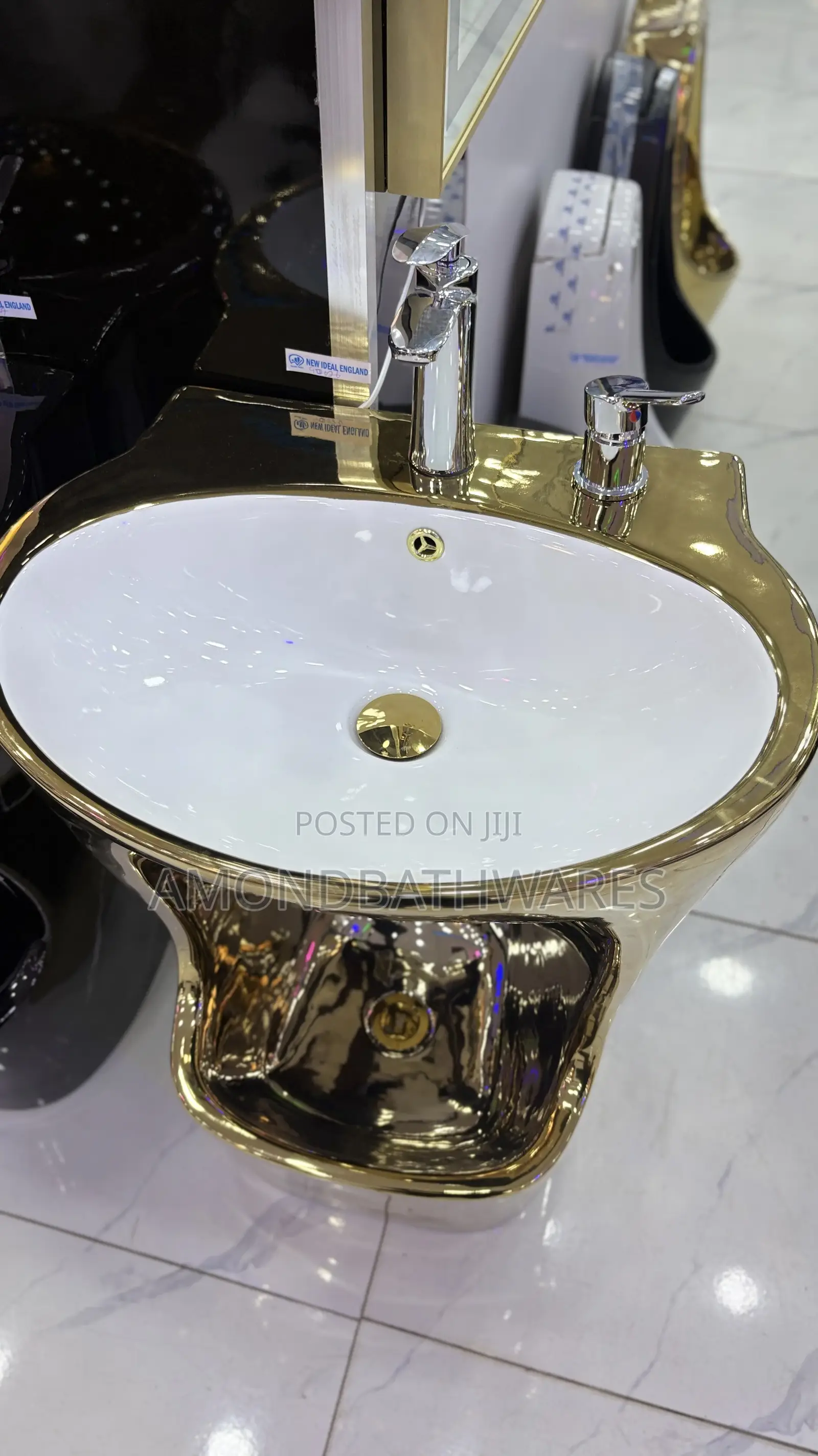 Gold Ablution Basin
