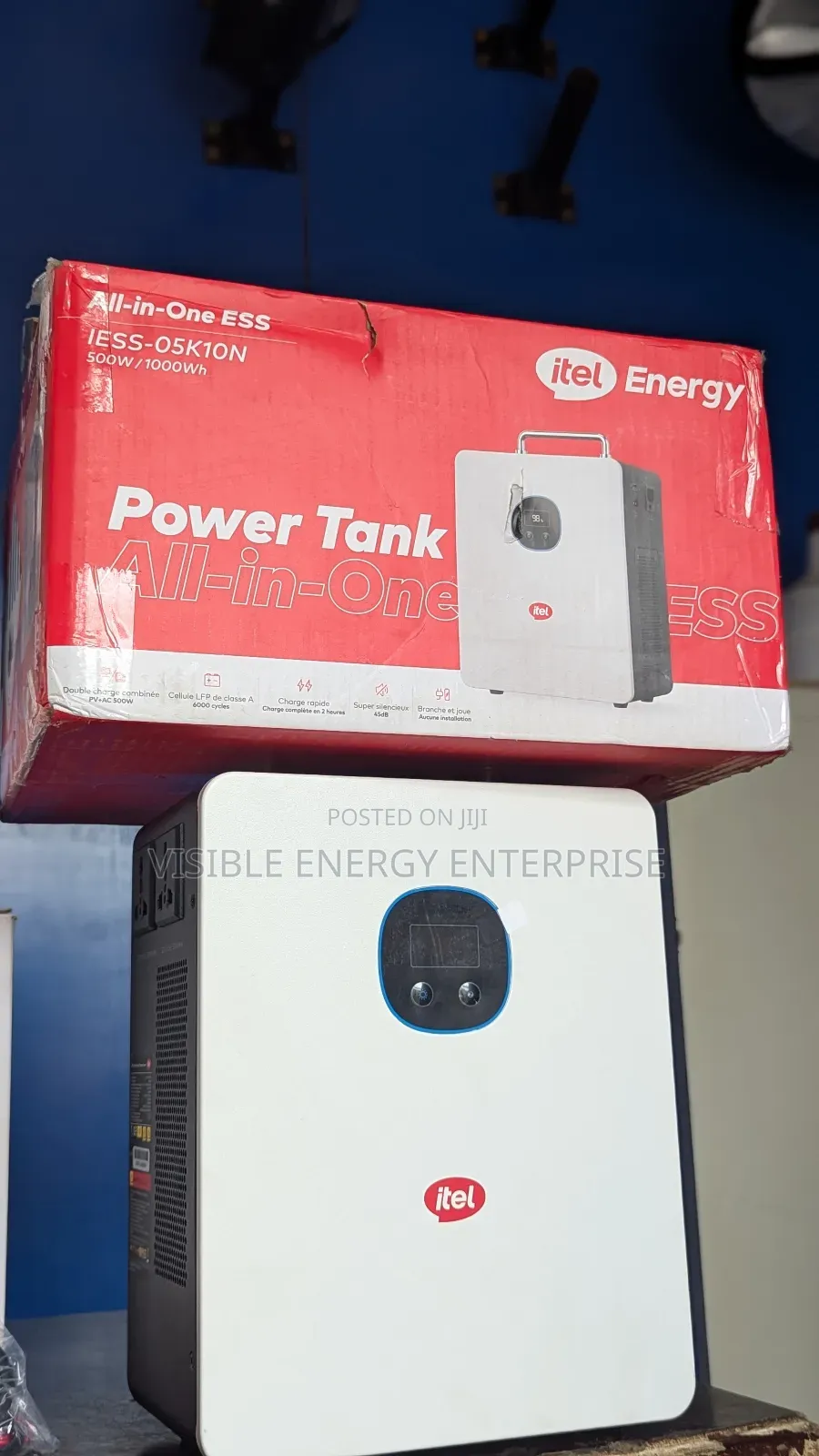 Itel Power Tank 500w/1000w Solar Generator