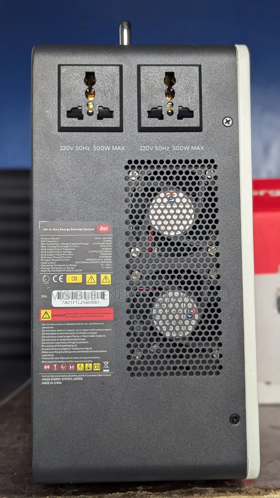 Itel Power Tank 500w/1000w Solar Generator
