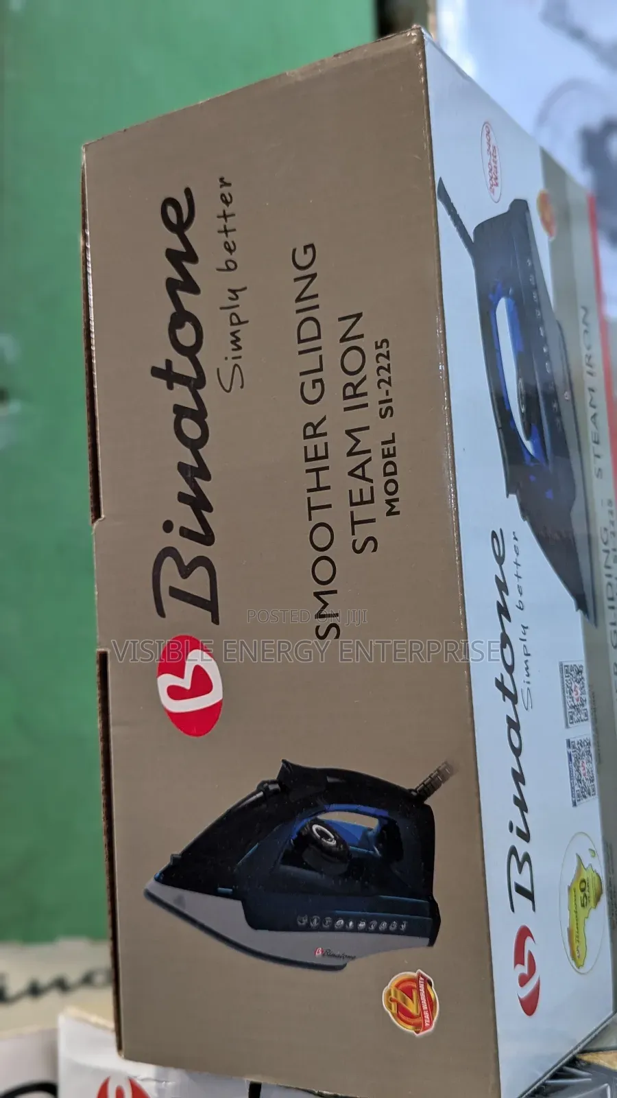 Binatone Smoother Gliding Steam Iron, Model Si-2225