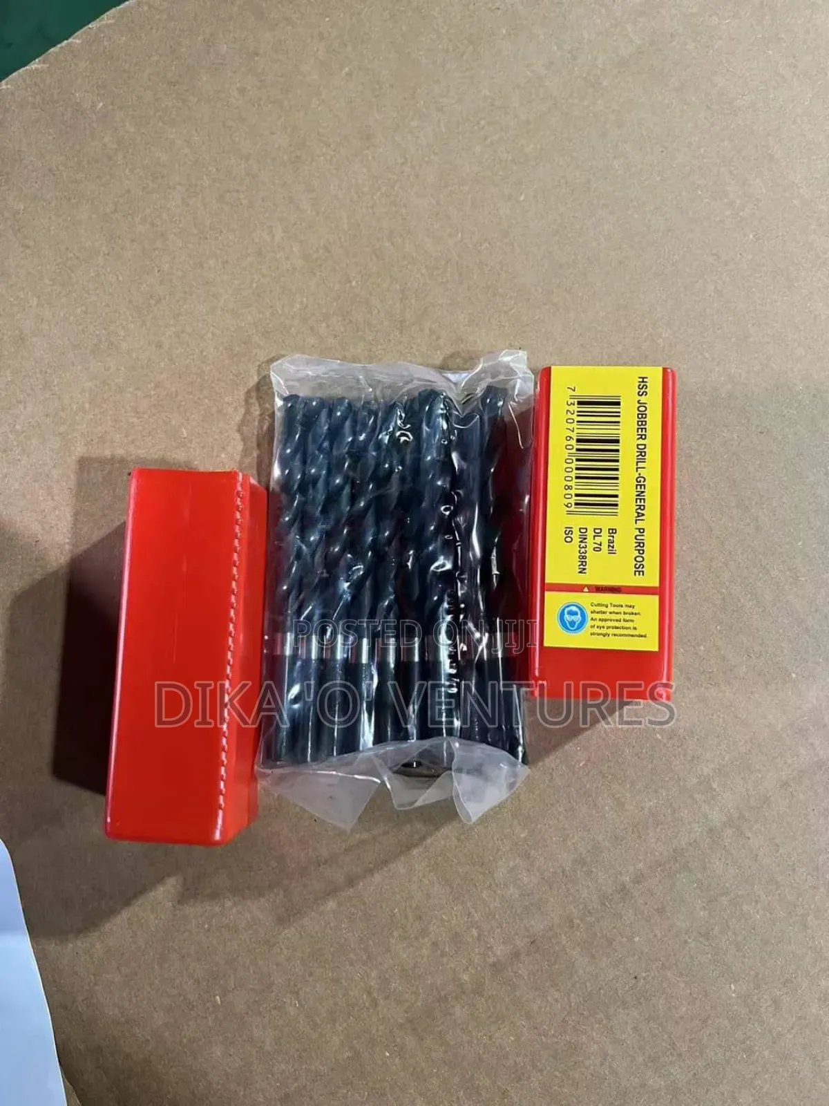 Din338 Jobber Length Fully Gorund Black Coated 1/2' HSS Drill Bits