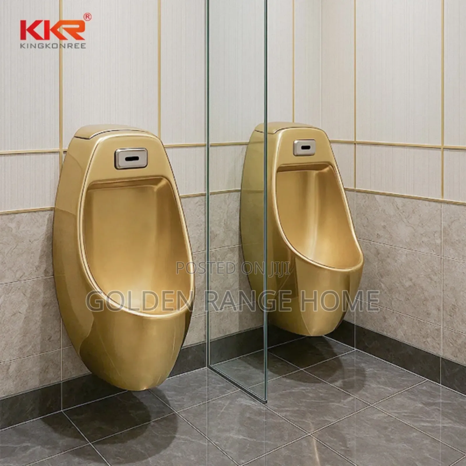 Gold Sensor Urinals Bowl