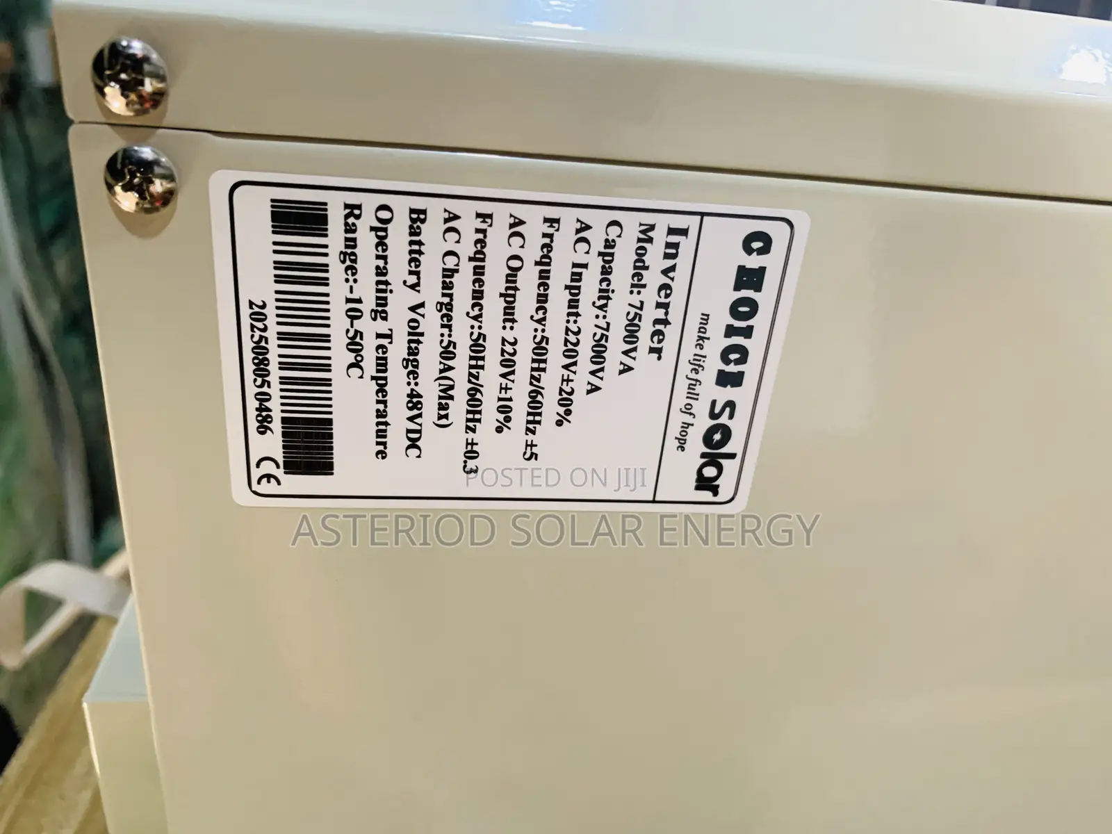 7.5kva 48volts Choice Solar Inverter