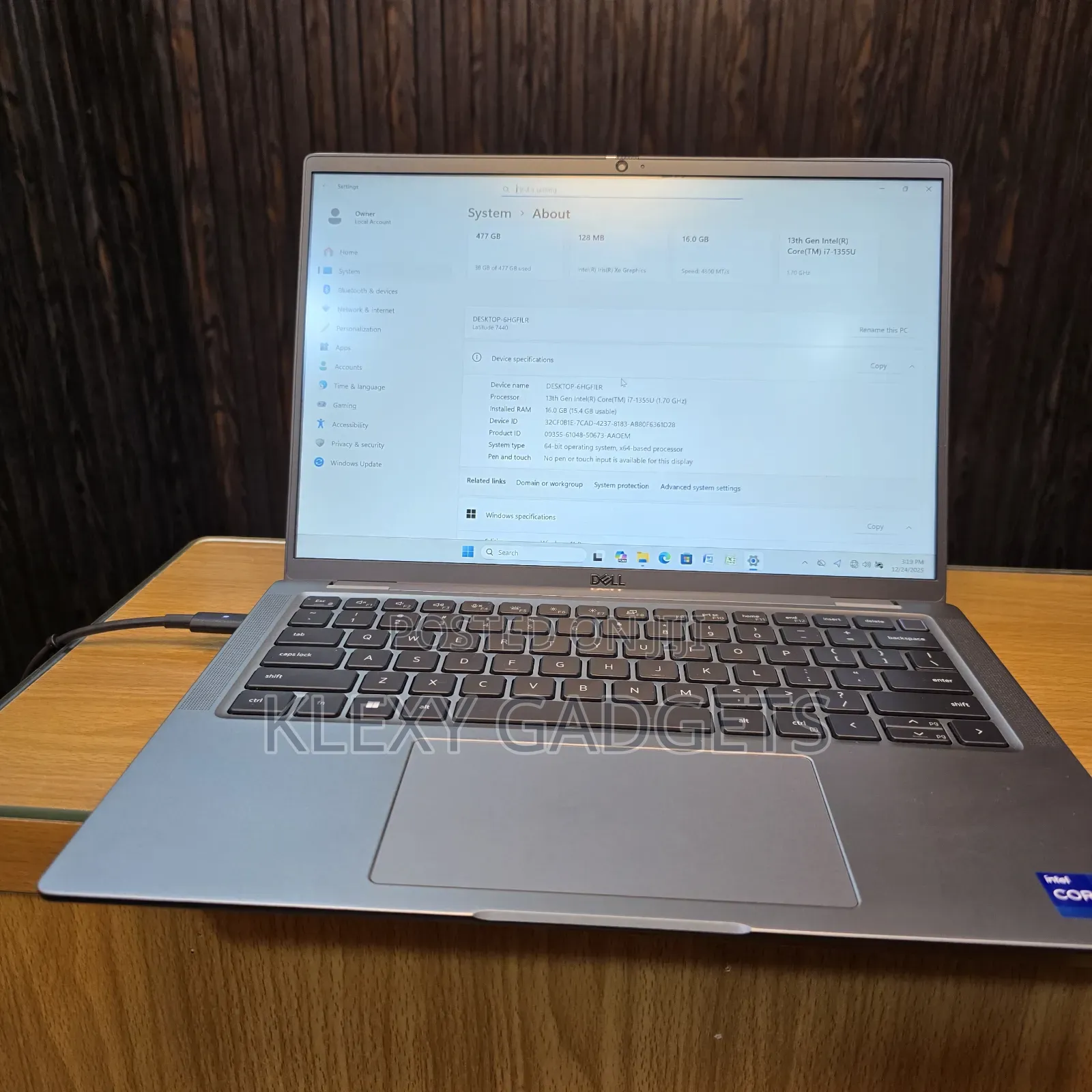 Laptop Dell Latitude 7440 16GB Intel Core i7 SSD 512GB