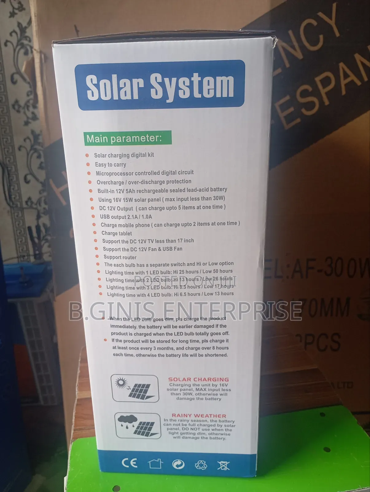 Powerful Solar Kit With Panel
