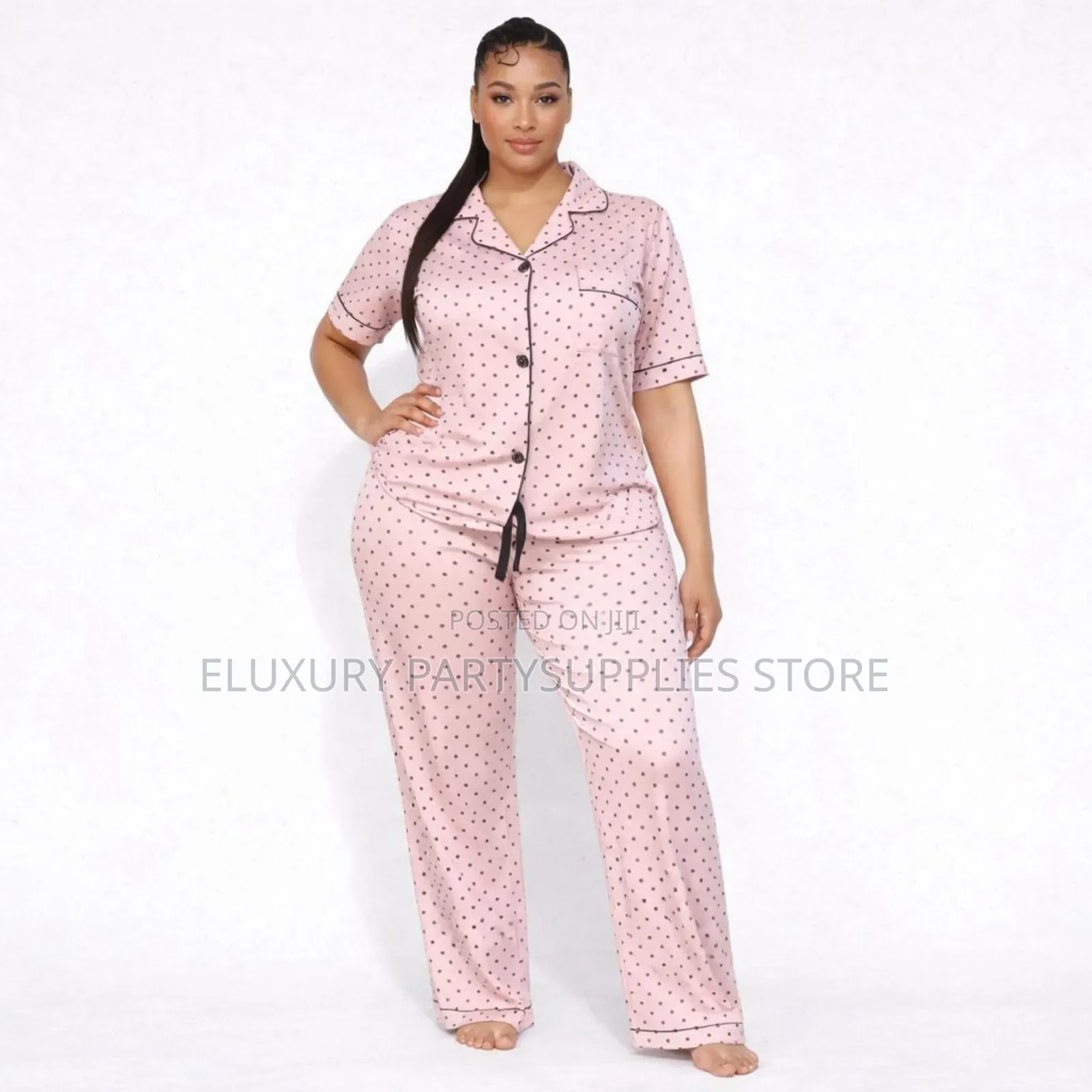 Modal Pink Panther 2 Piece Set Pyjamas
