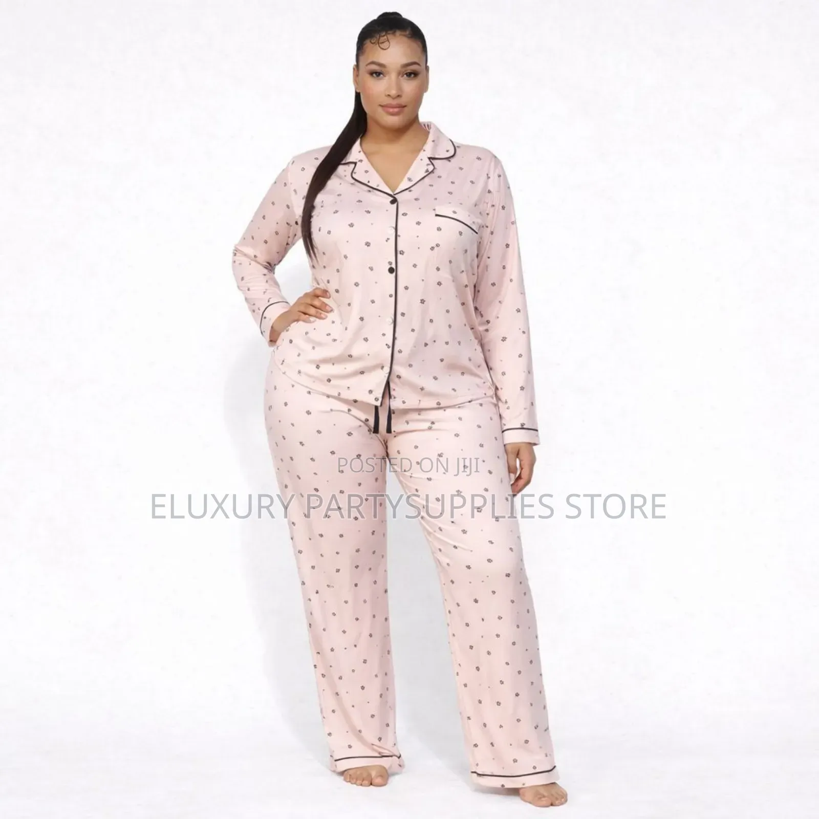 Modal Pink Panther 2 Piece Set Pyjamas