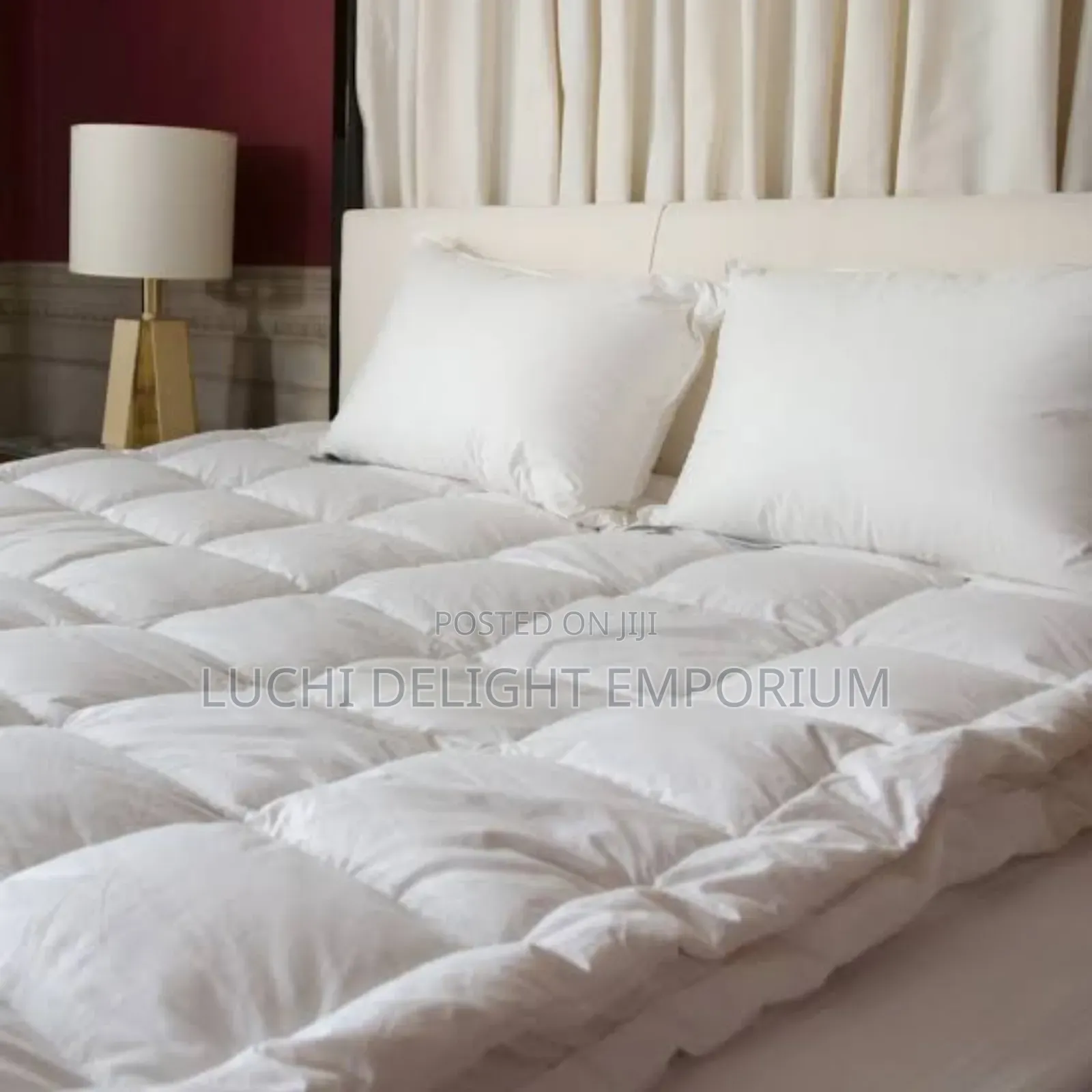 6by6, 6by7 and 7by7 Flat Mattress Topper for Hotels and Home's