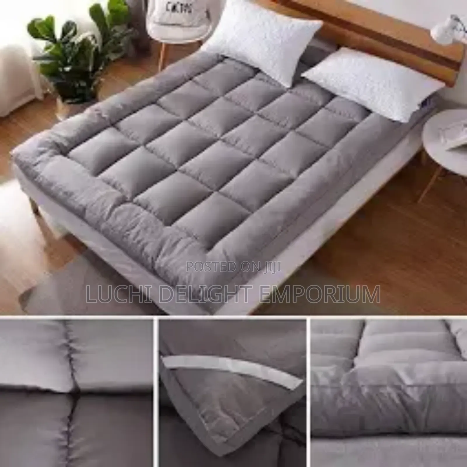 6by6, 6by7 and 7by7 Flat Mattress Topper for Hotels and Home's