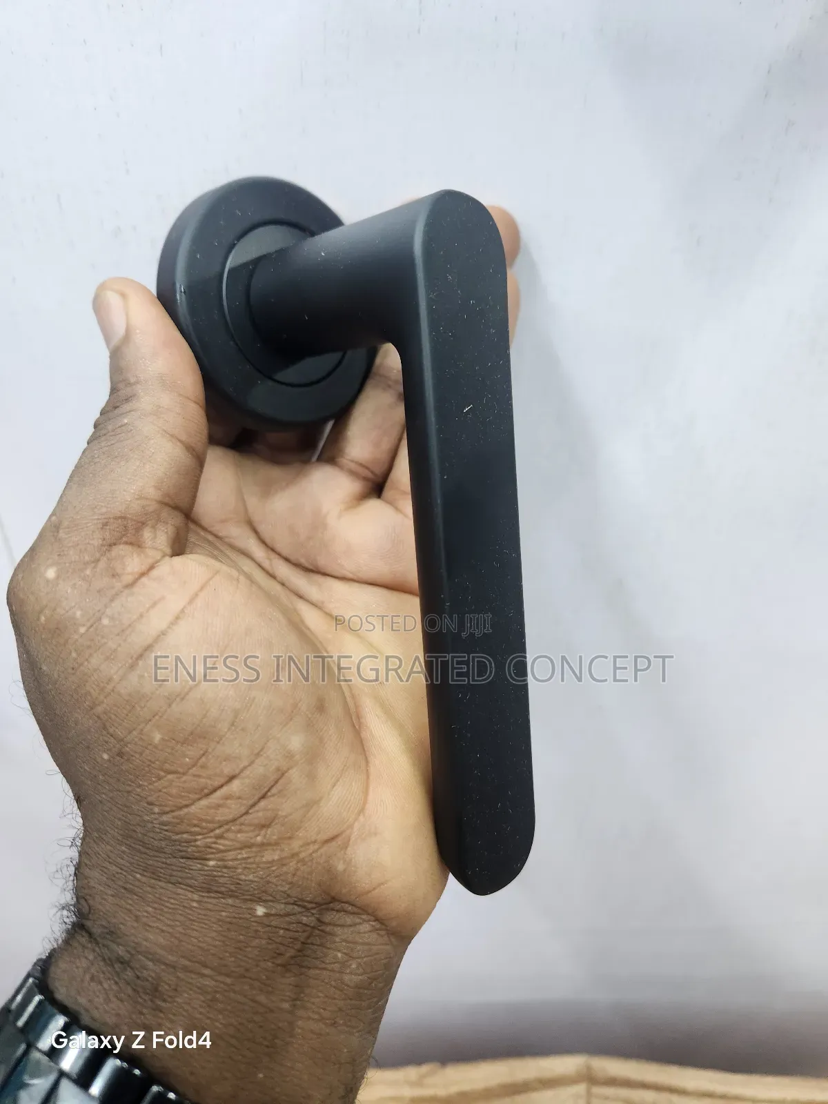 Black Complete Antitrust Door Lock With Engine