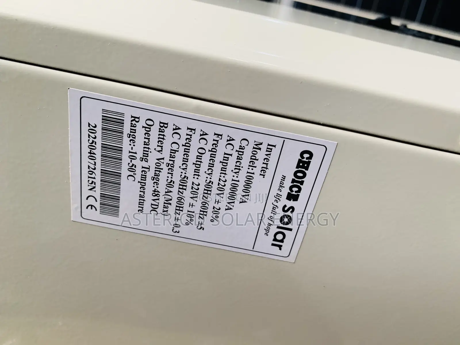 10kva 48volts Choice Solar Inverter