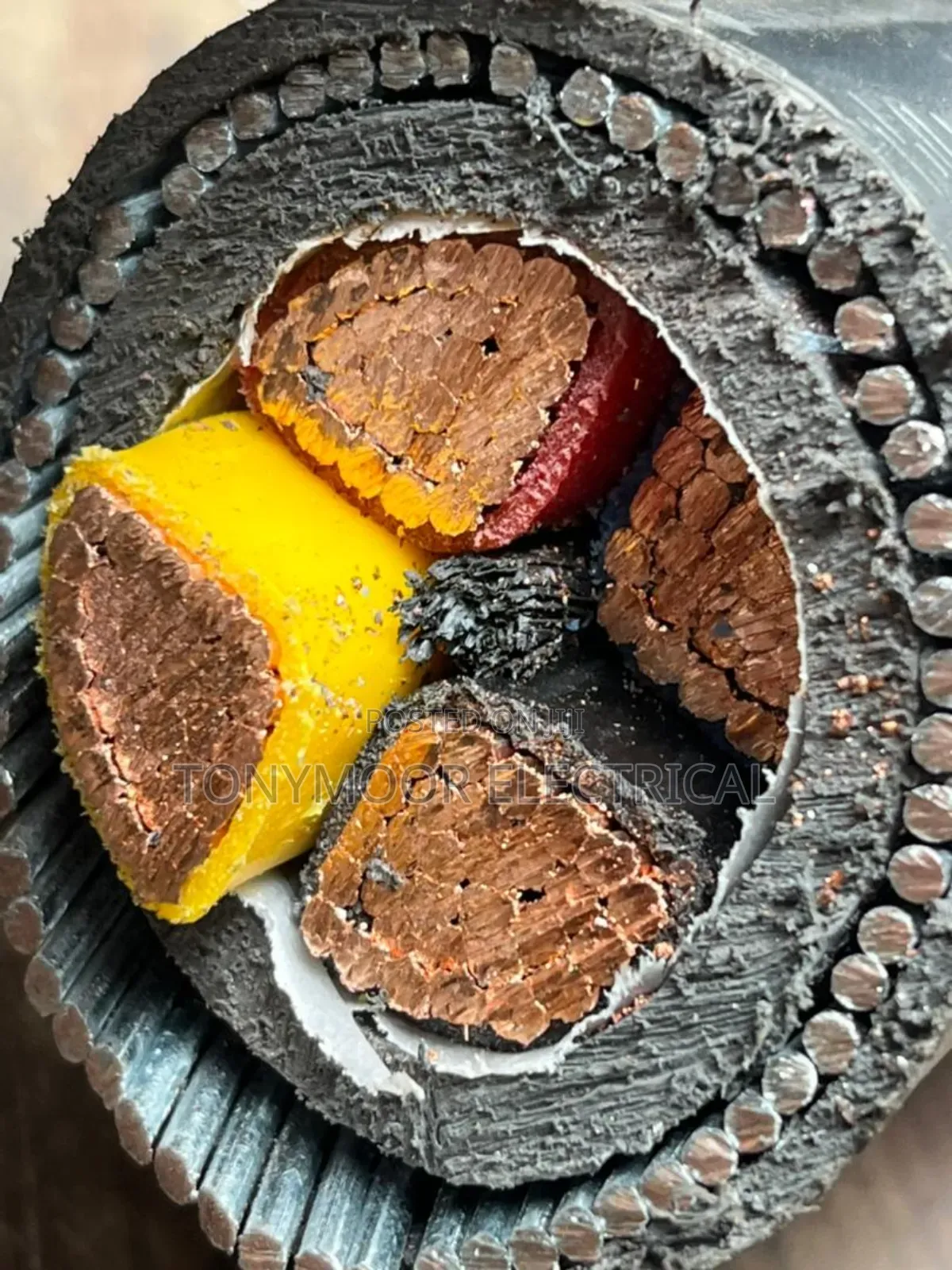 185mmx4core Armoured Cable