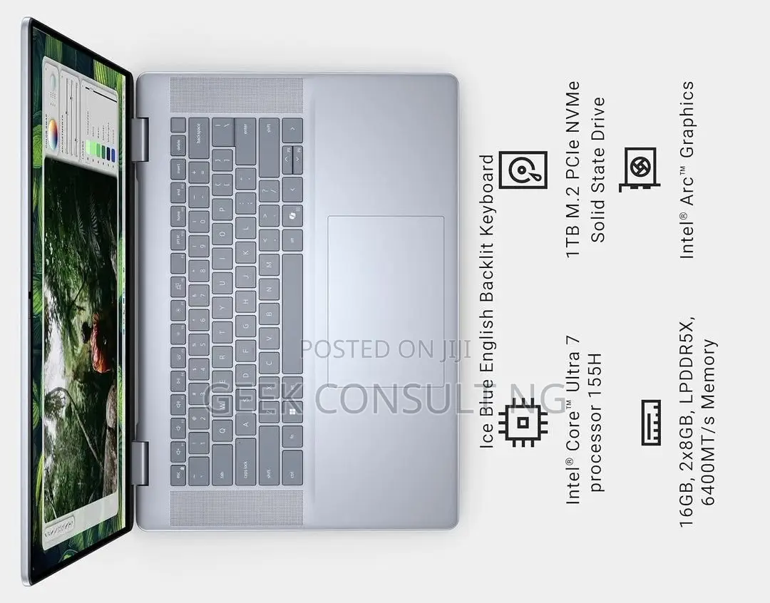New Laptop Dell Inspiron 16 Plus 7640 16GB Intel Core Ultra 7 SSD 1T