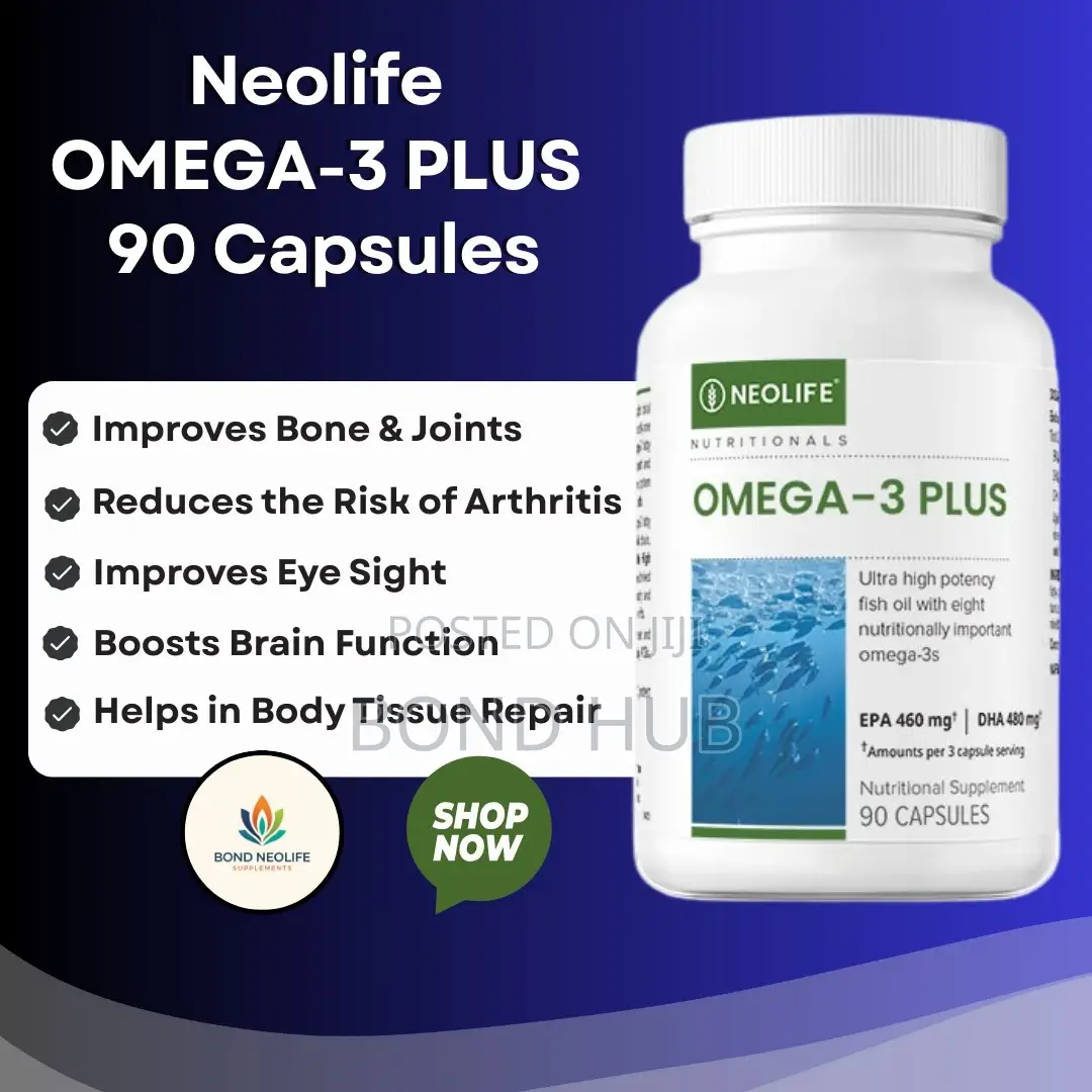 Omega 3 Plus 90 Capsules. Omega 3 Salmon Oil Supplement
