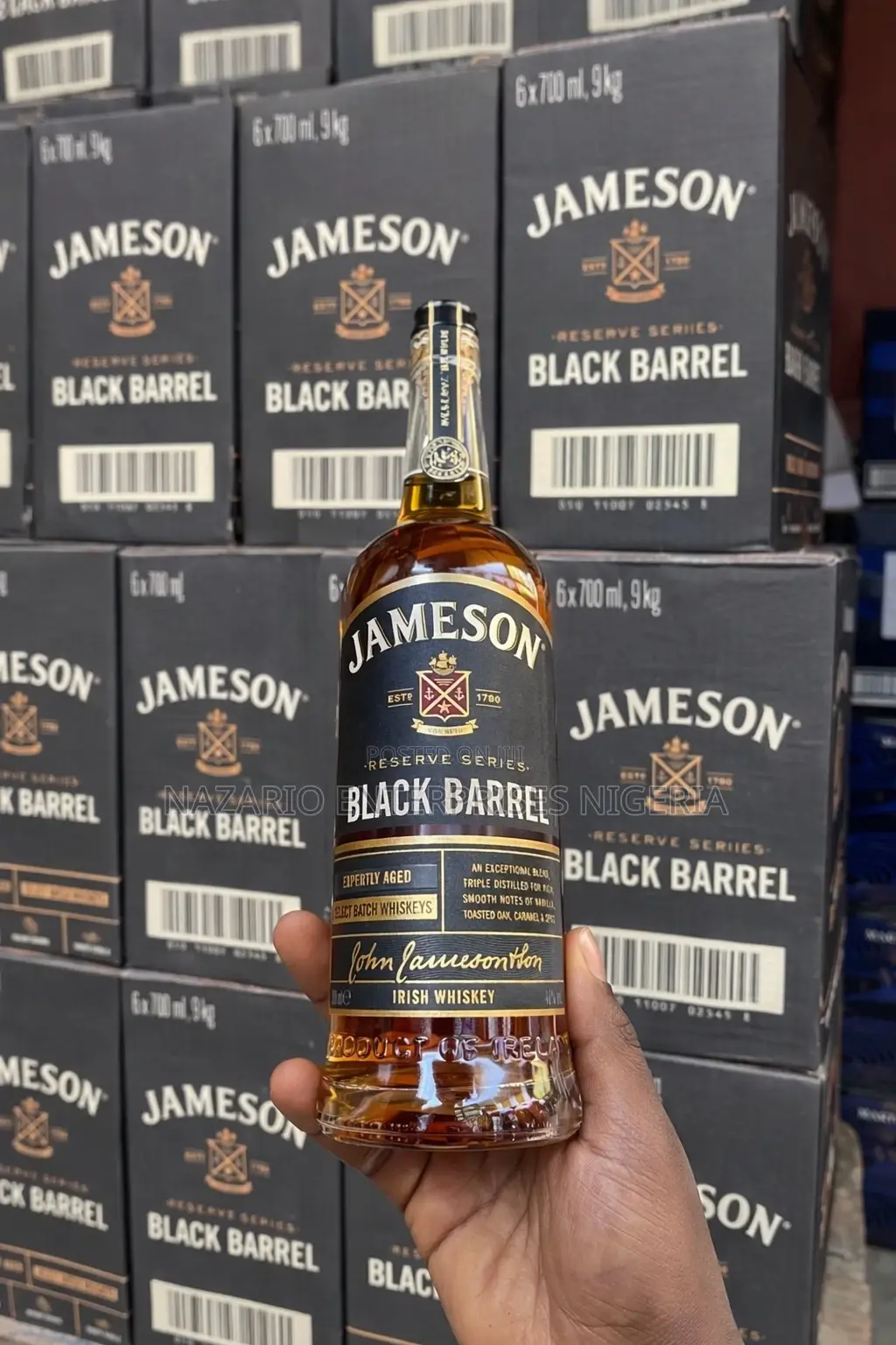 Jameson Black Barrel Whiskey by 12 Bottles