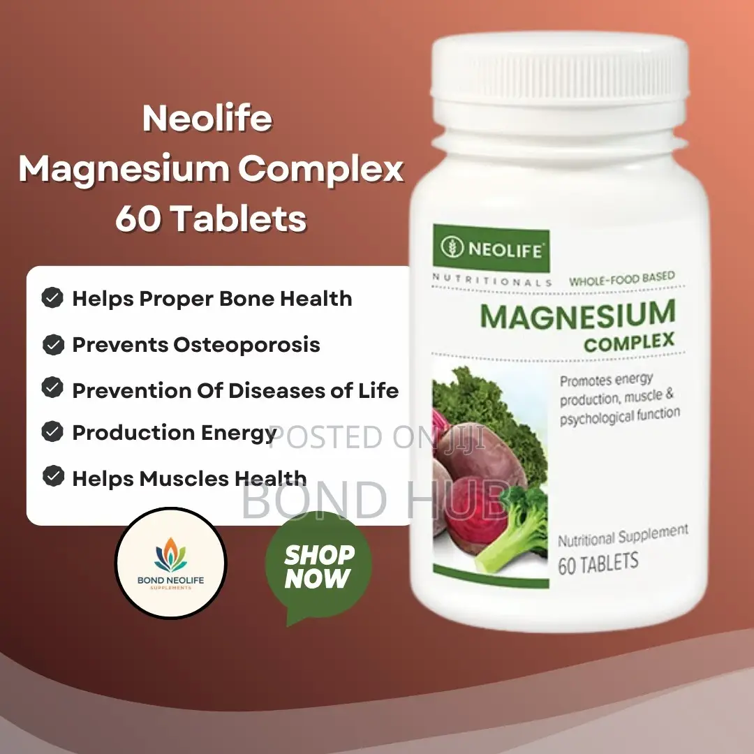 Magnesium Complex 60 Tablets Single. Magnesium Supplement Complex