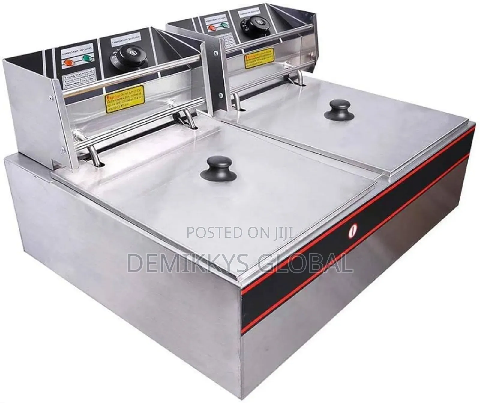 Nima Electric Deep Fryer 12l Double Tank