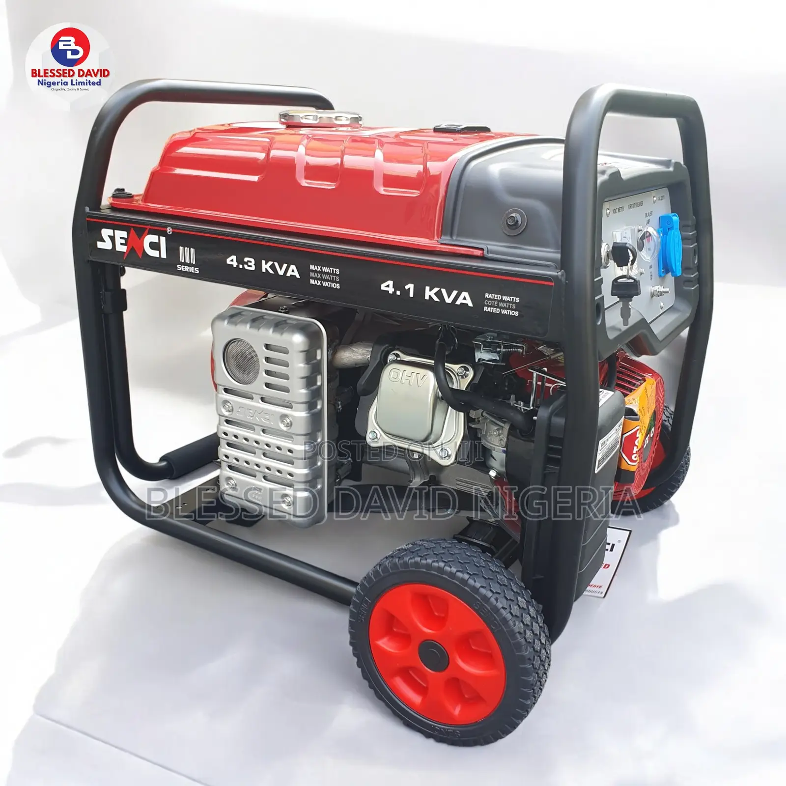 Senci Sc7000e Key Start Petrol Generator 4.1kva / 4.3kva