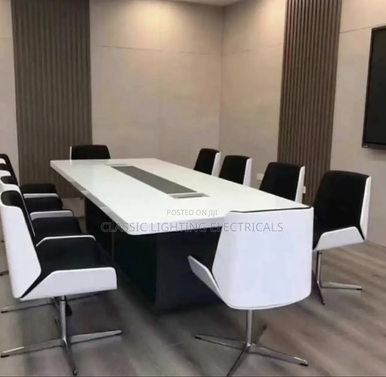 Imported Conference Table And Chairs