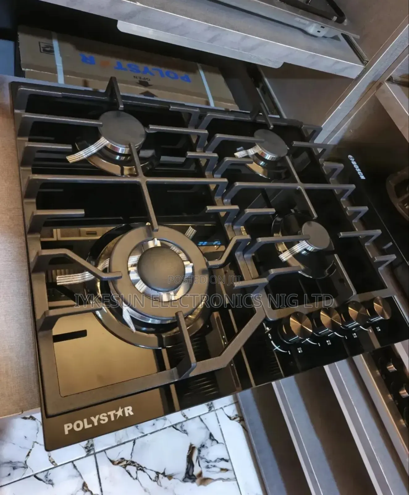Original Polystar Built-in 60cm Luxury 4 Gas Cooker Hob Automatic