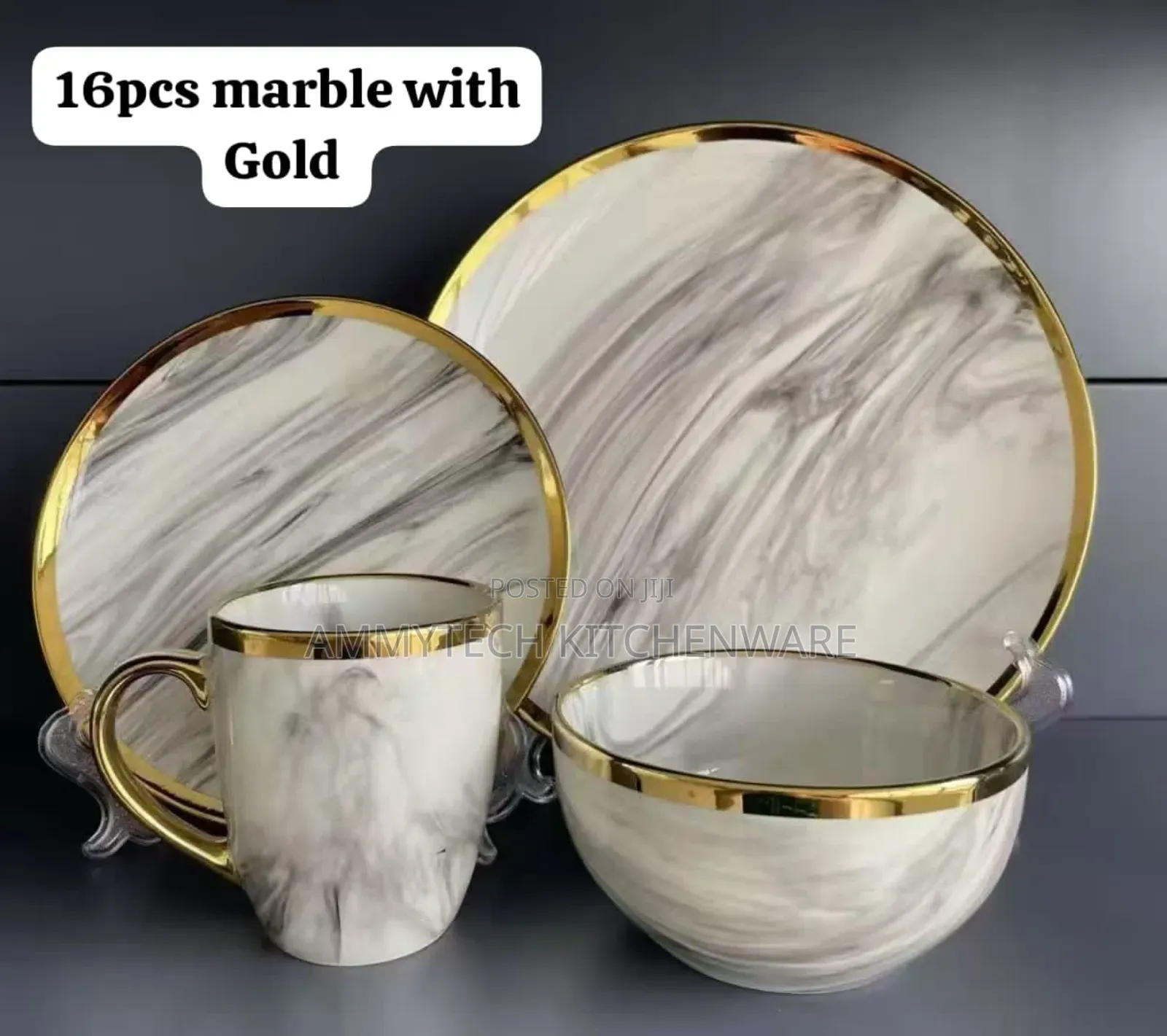 16pcs Marble Dinner Sets
