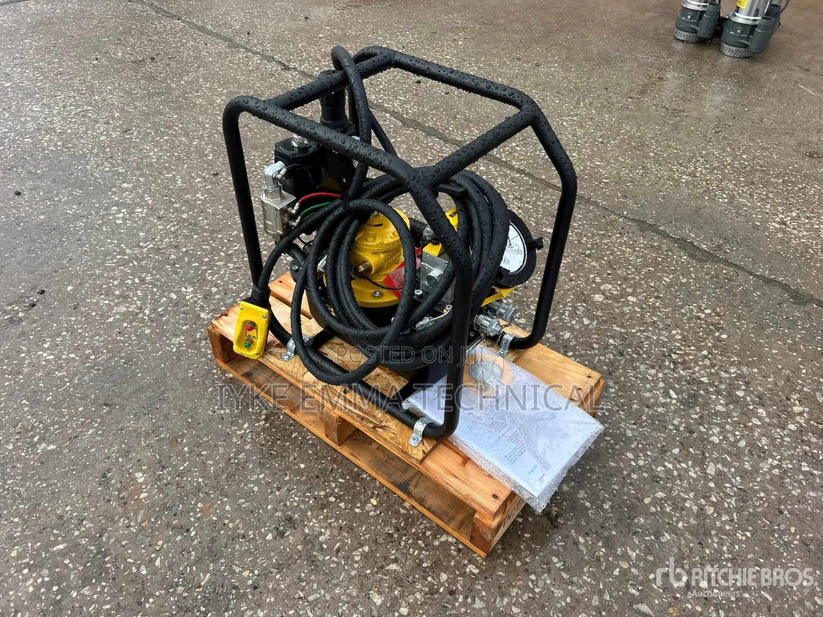Enerpac Za4208tx-E Air Hydraulic Torque Wrench Pump