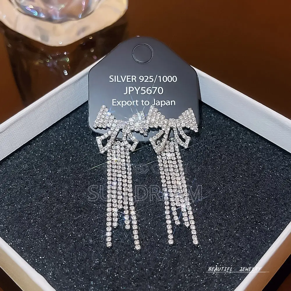 Lady Earrings Silver Earrings Woman Gift
