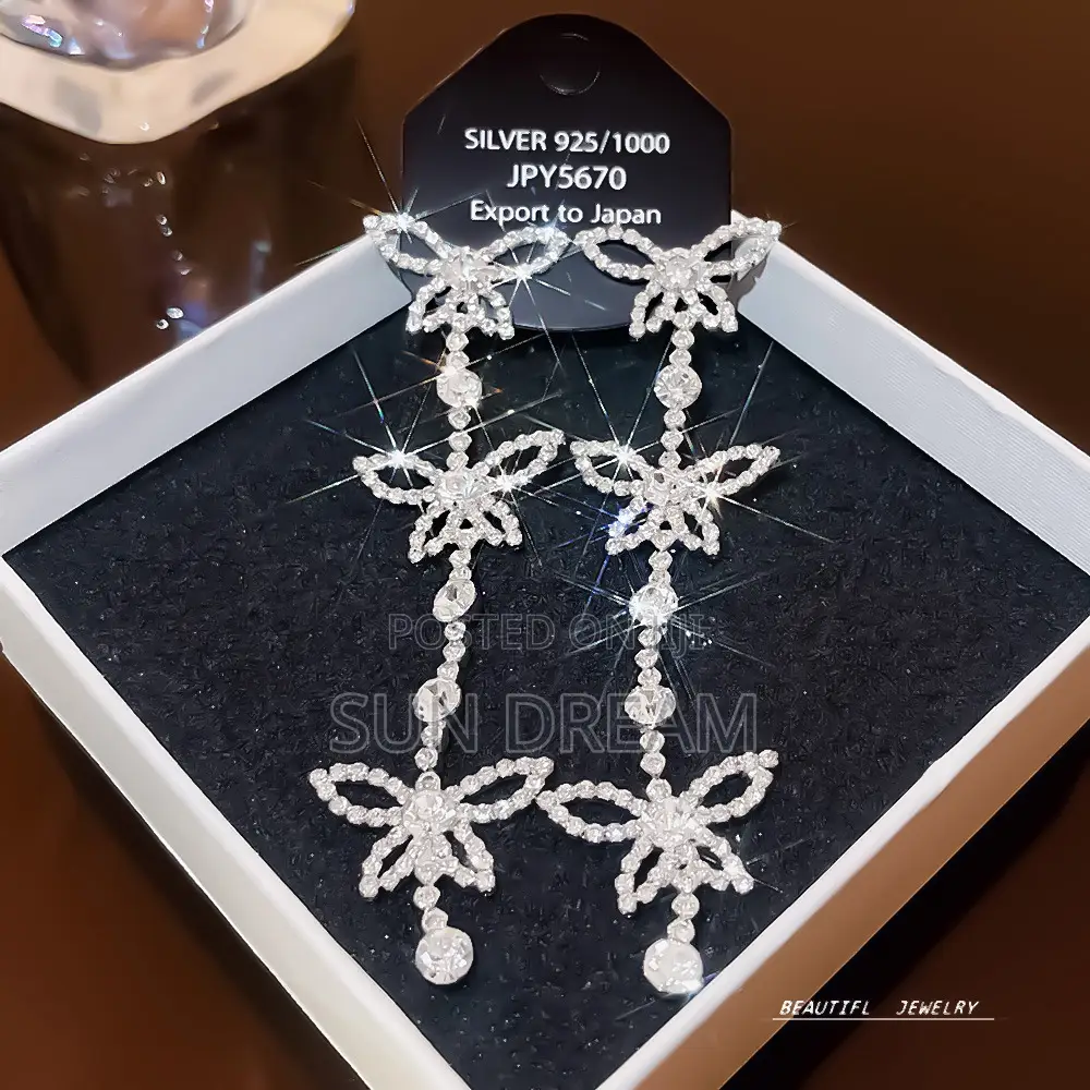 Lady Earrings Silver Earrings Woman Gift