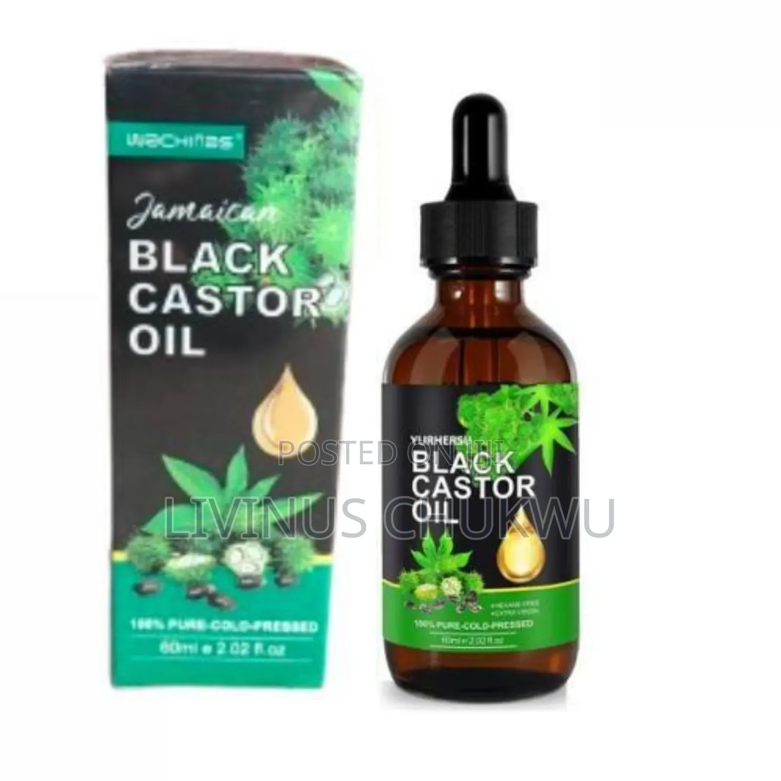 Jamaican Black Castor-Oil – 60ml (100% Pure, Cold-Pressed