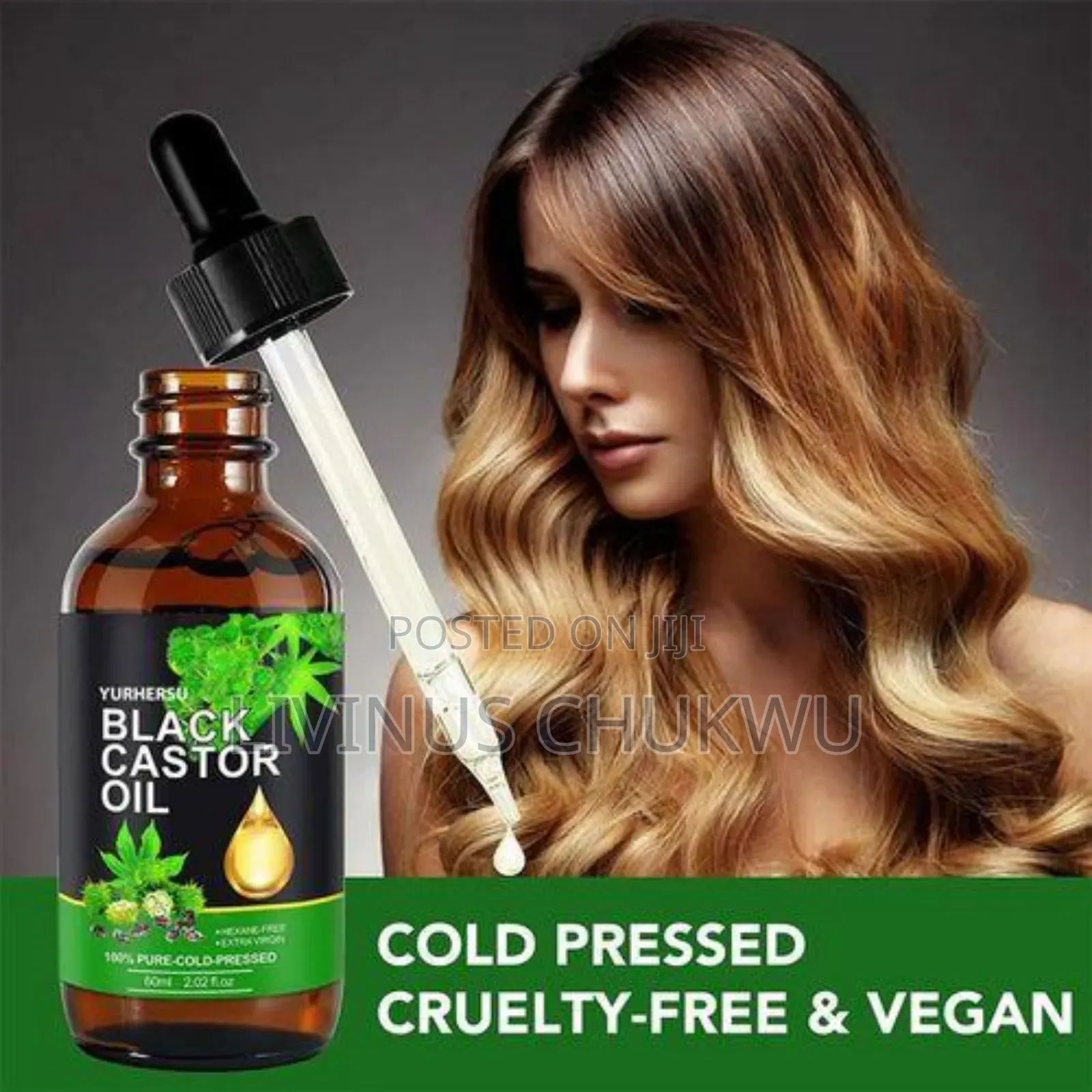 Jamaican Black Castor-Oil – 60ml (100% Pure, Cold-Pressed