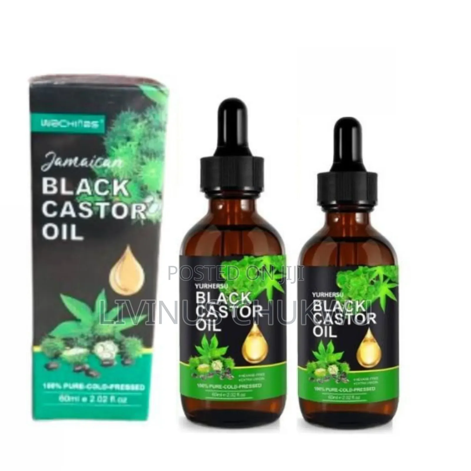 Jamaican Black Castor-Oil – 60ml (100% Pure, Cold-Pressed