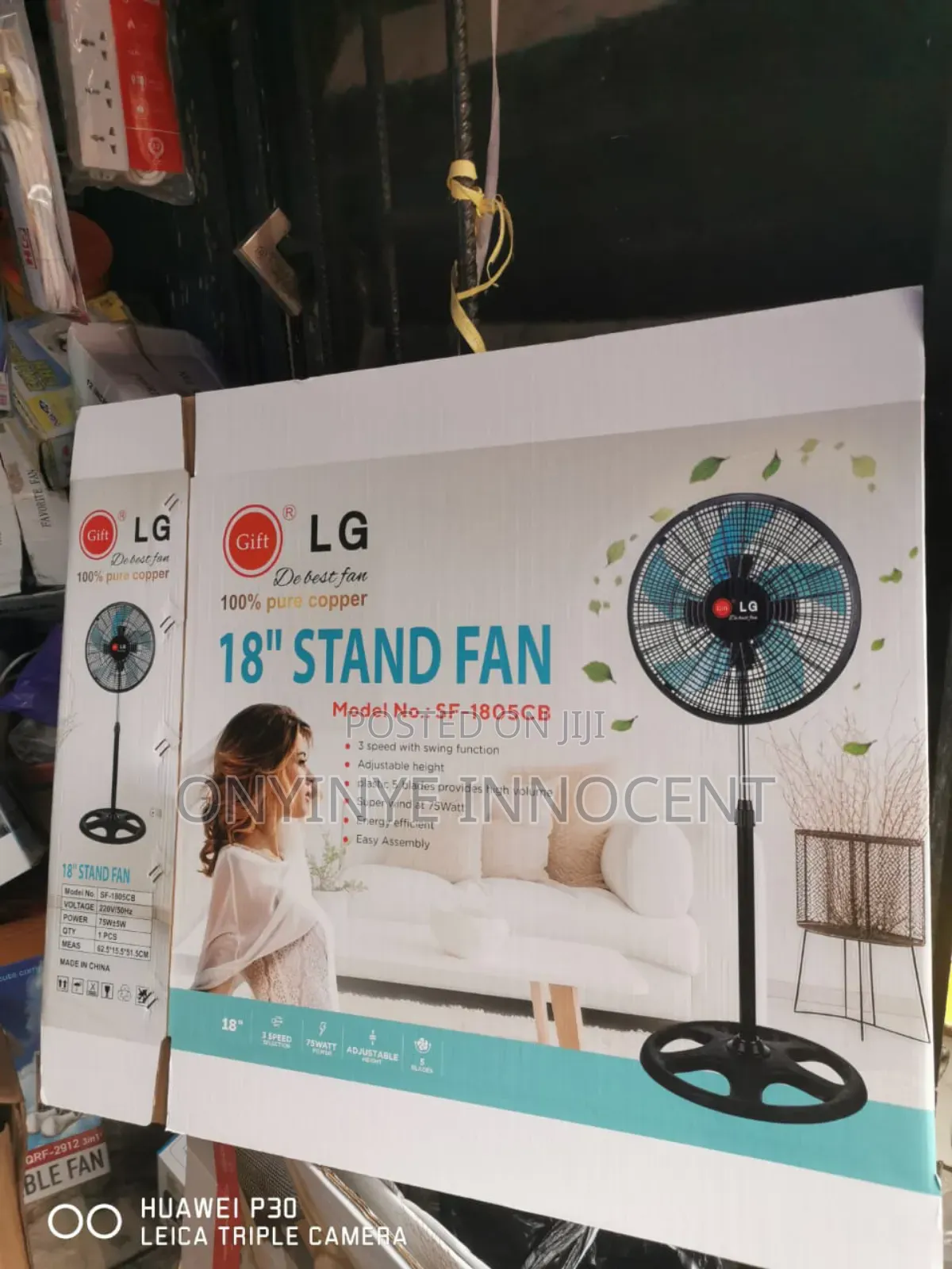 Gift Lg 18" Stand Fan (Model No.: Sf-1805cb)