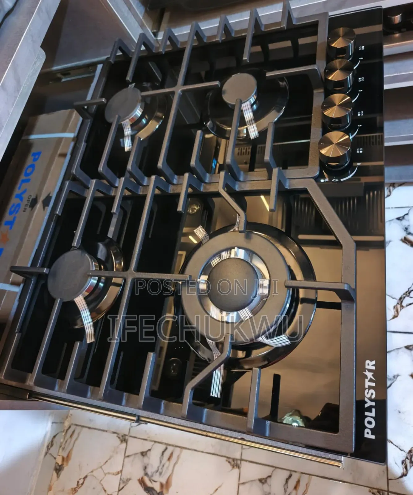 Original Quality Polystar Built-in 60cm Luxury 4 Burners Gas Cooker