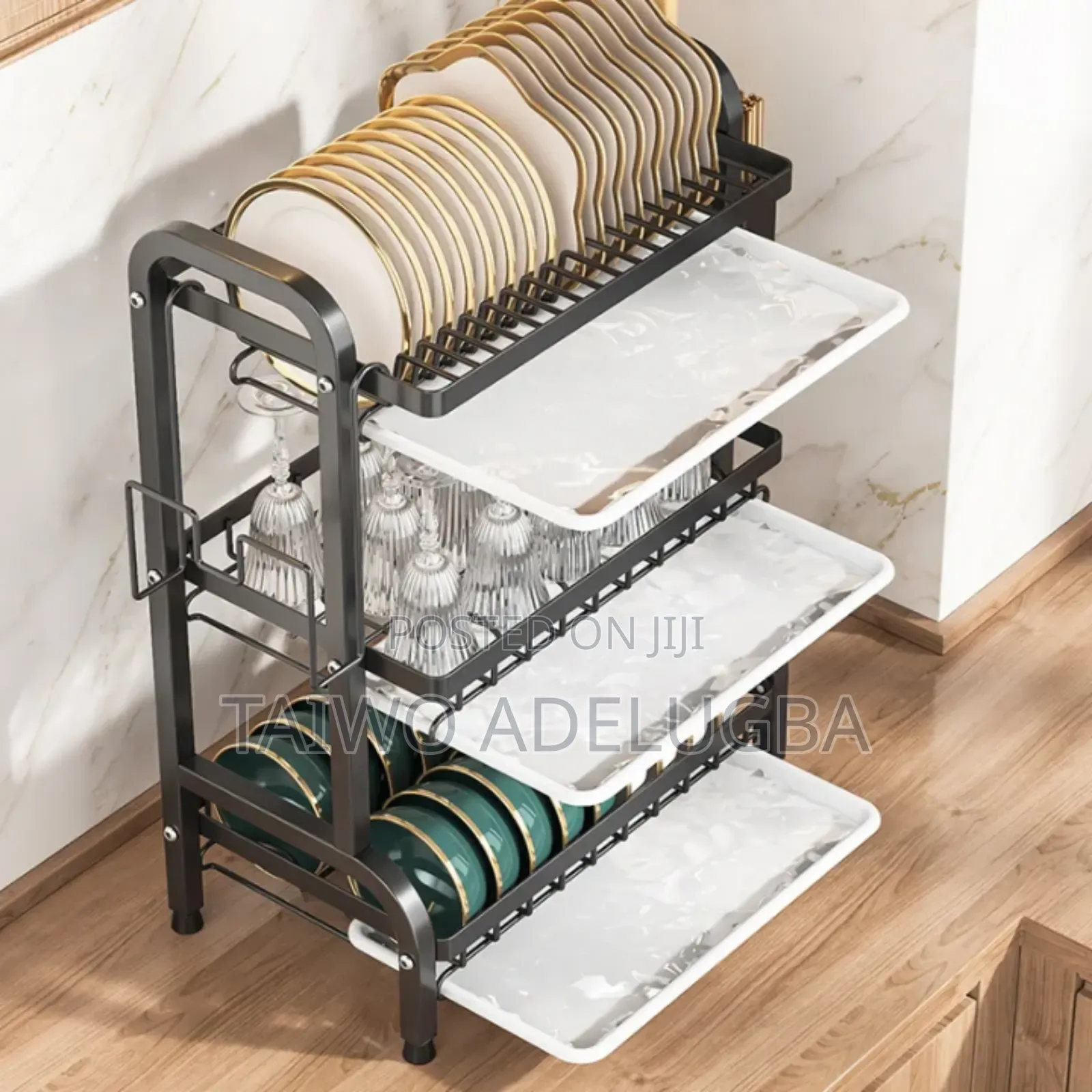 3 Layers Multifunctional Bowl Rack