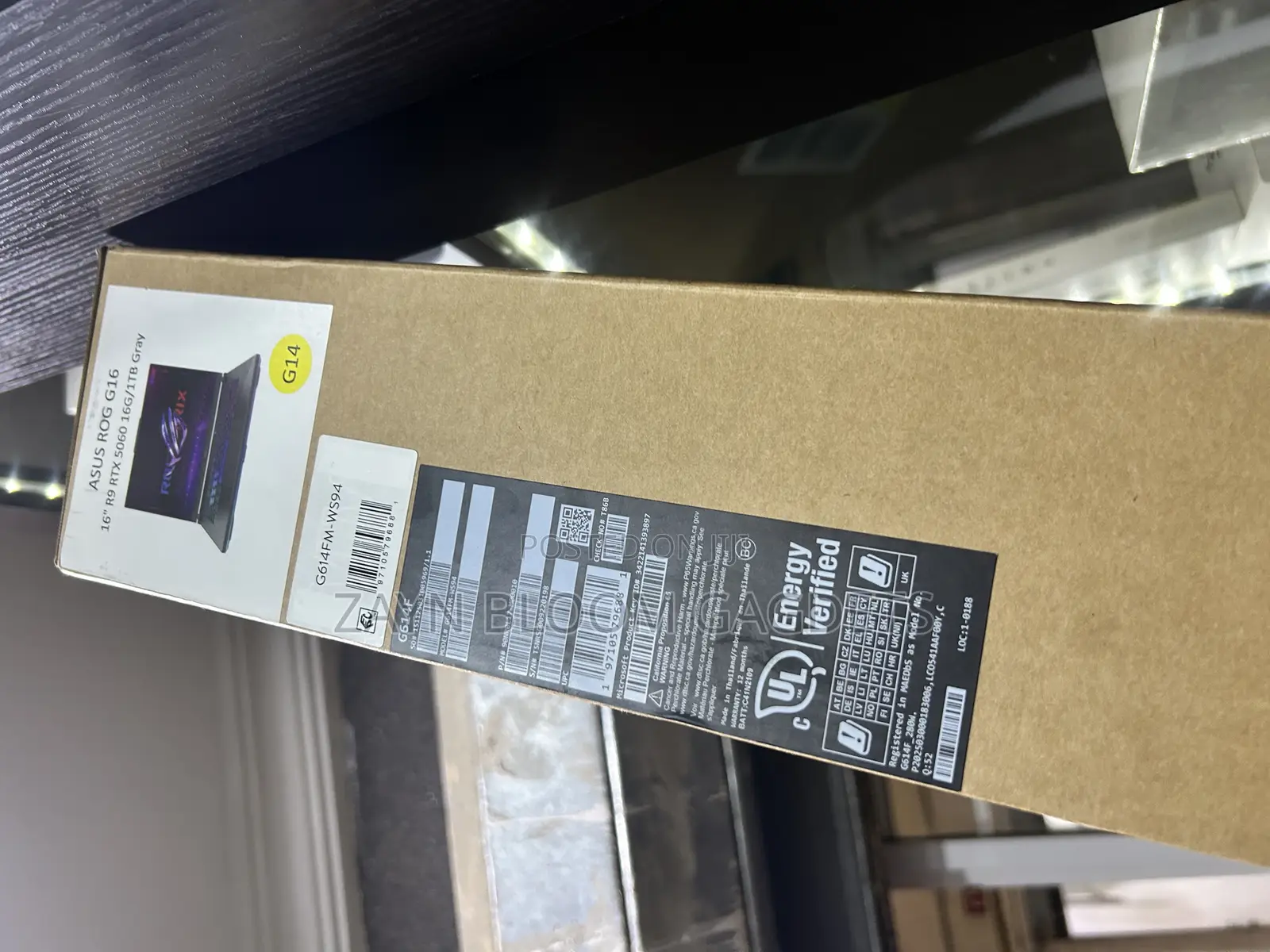 New Laptop Asus ROG Strix G16 G614 16GB AMD Ryzen 9 SSD 1T