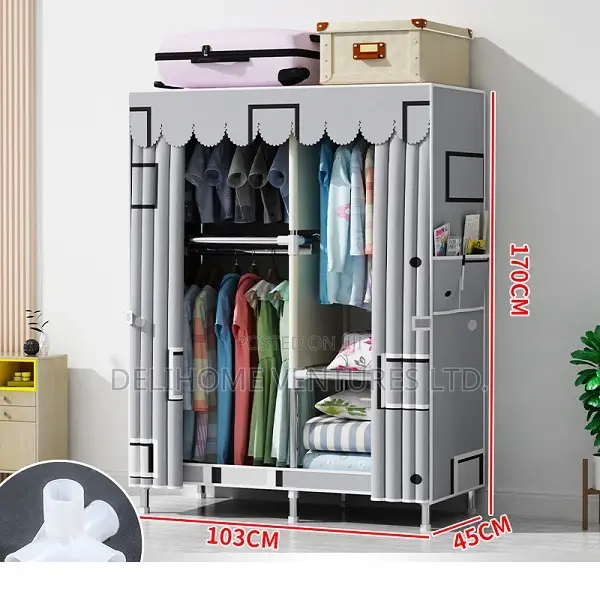 Simple Steel Wardrobe Organiser
