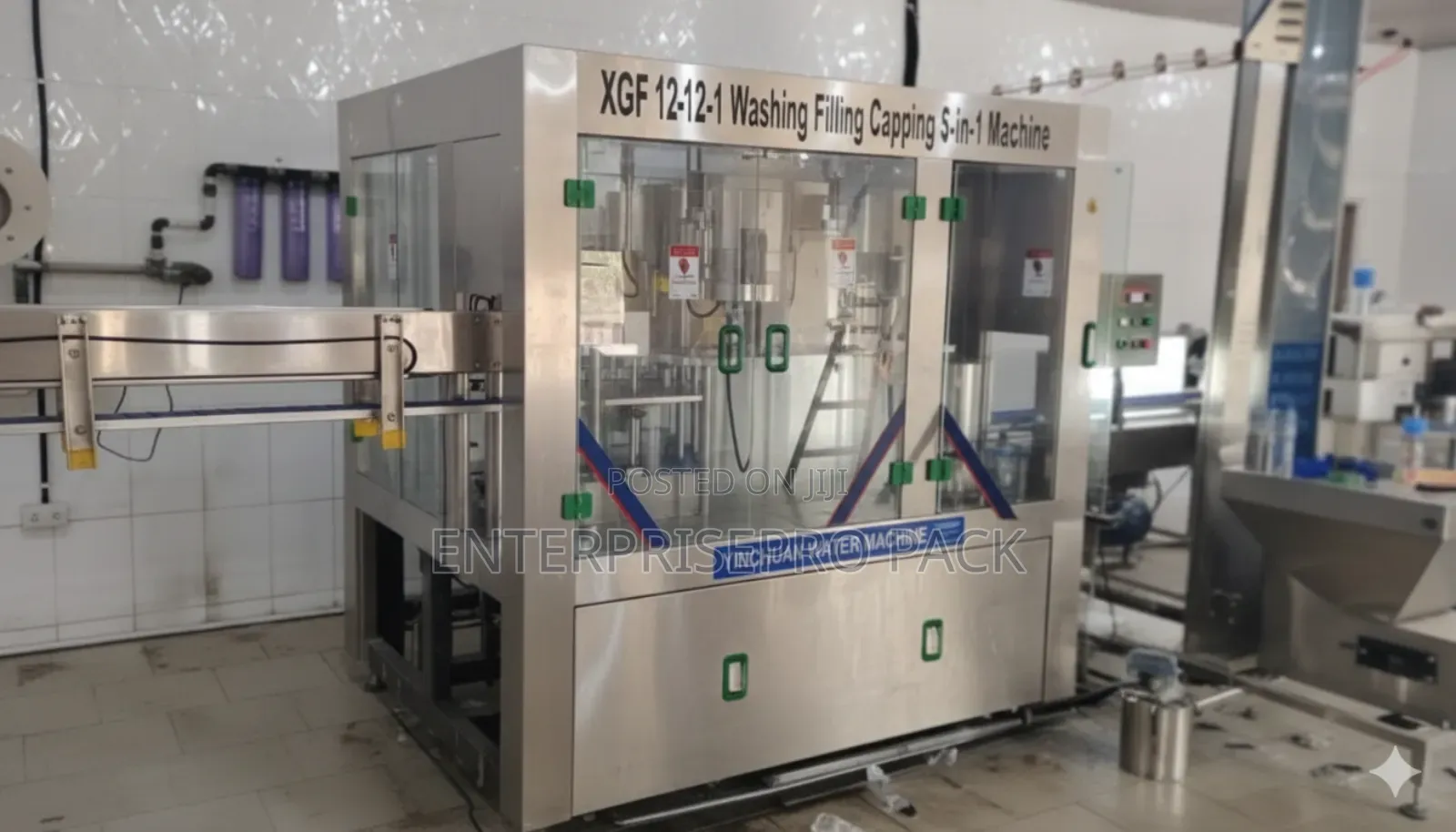 Produce 5000 –6000 Bph: Complete 3-in-1 Automatic Water Bottling Plant