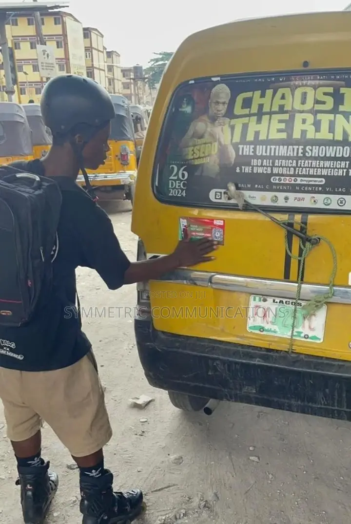 Sticker Pasting Flyer Sharing Agency