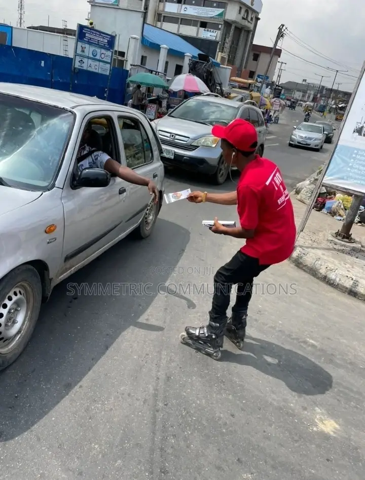 Sticker Pasting Flyer Sharing Agency