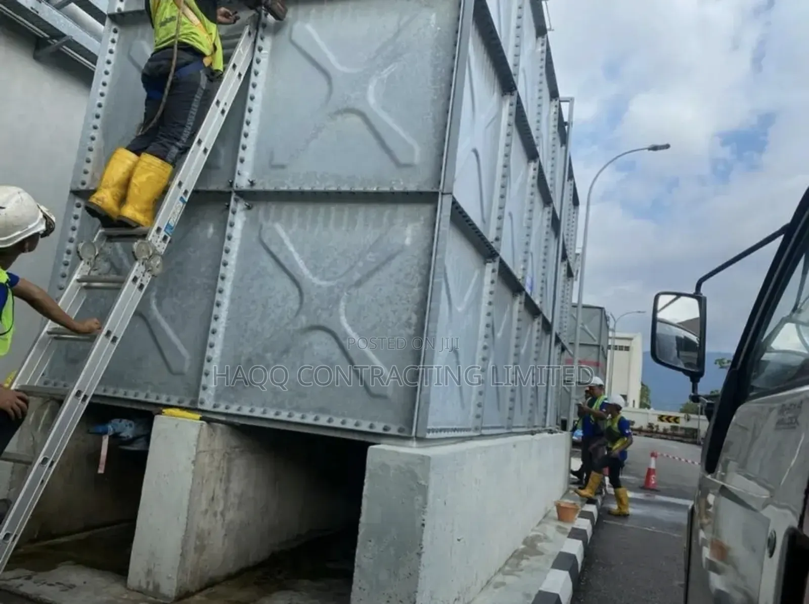 Pressed Steel Galvanized Tank