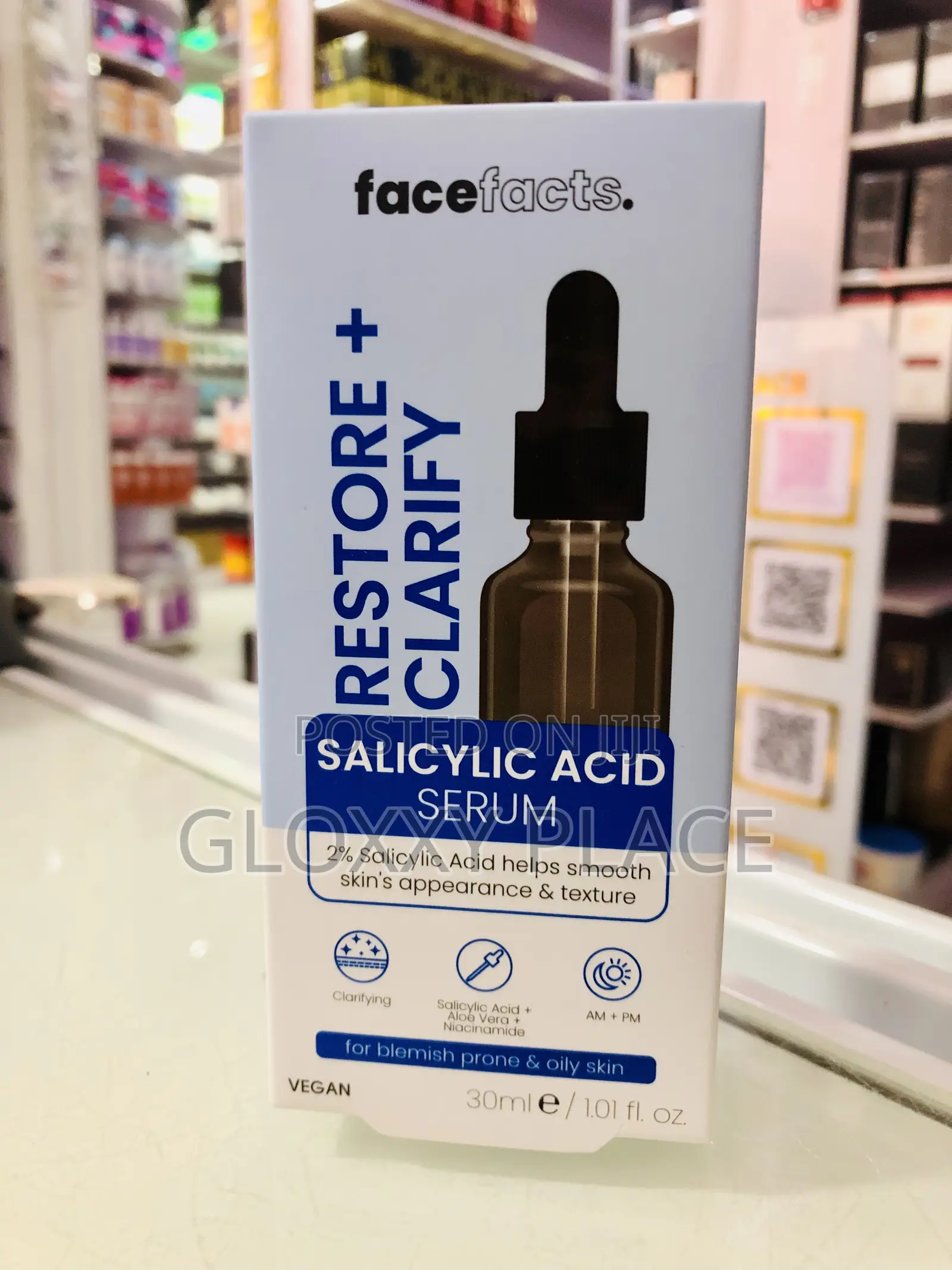 Face Facts Restore Clarify Salicylic Acid Facial Serum