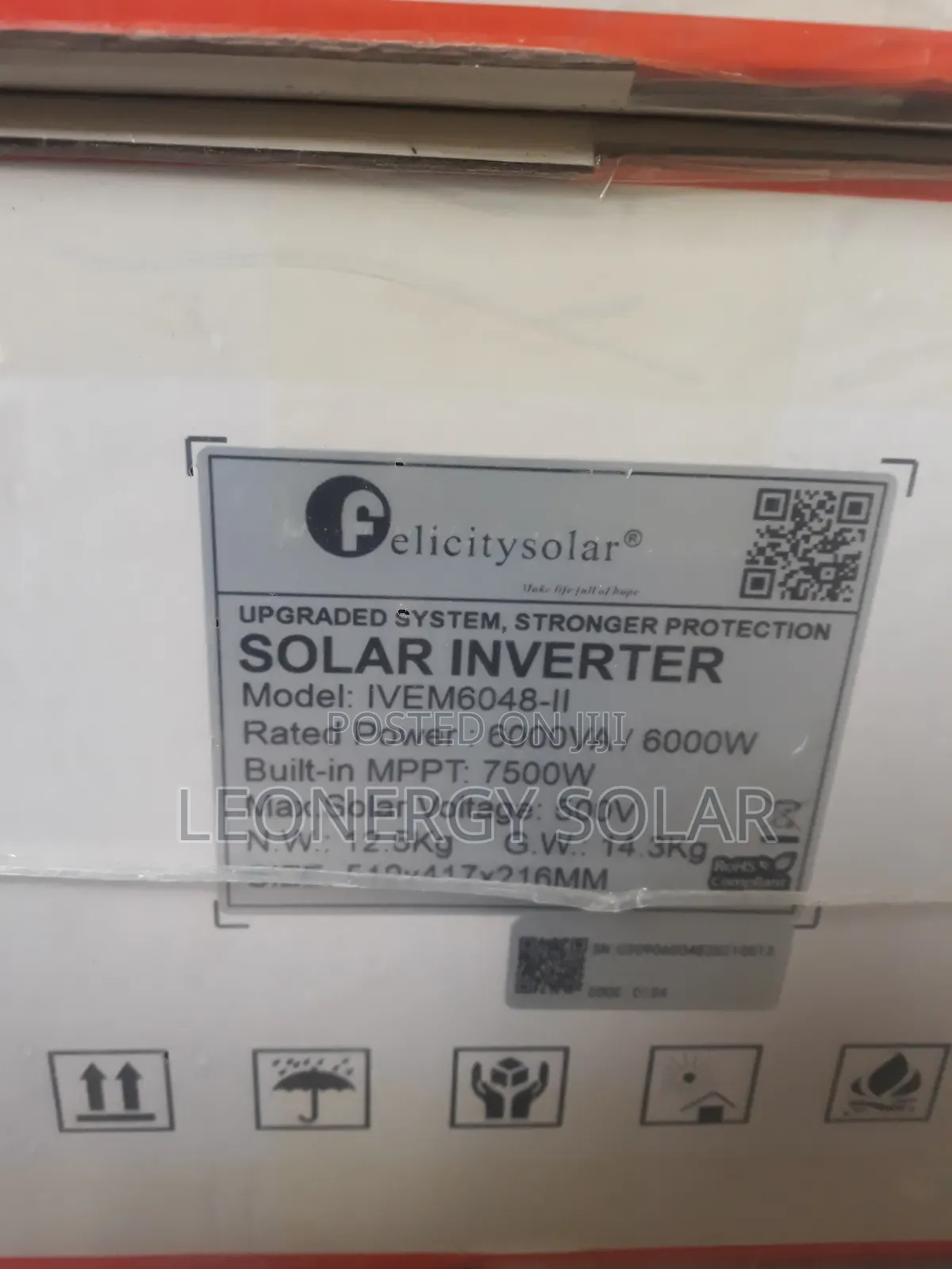 Felicity 6kva 48v Hybrid Inverter (Ivem)